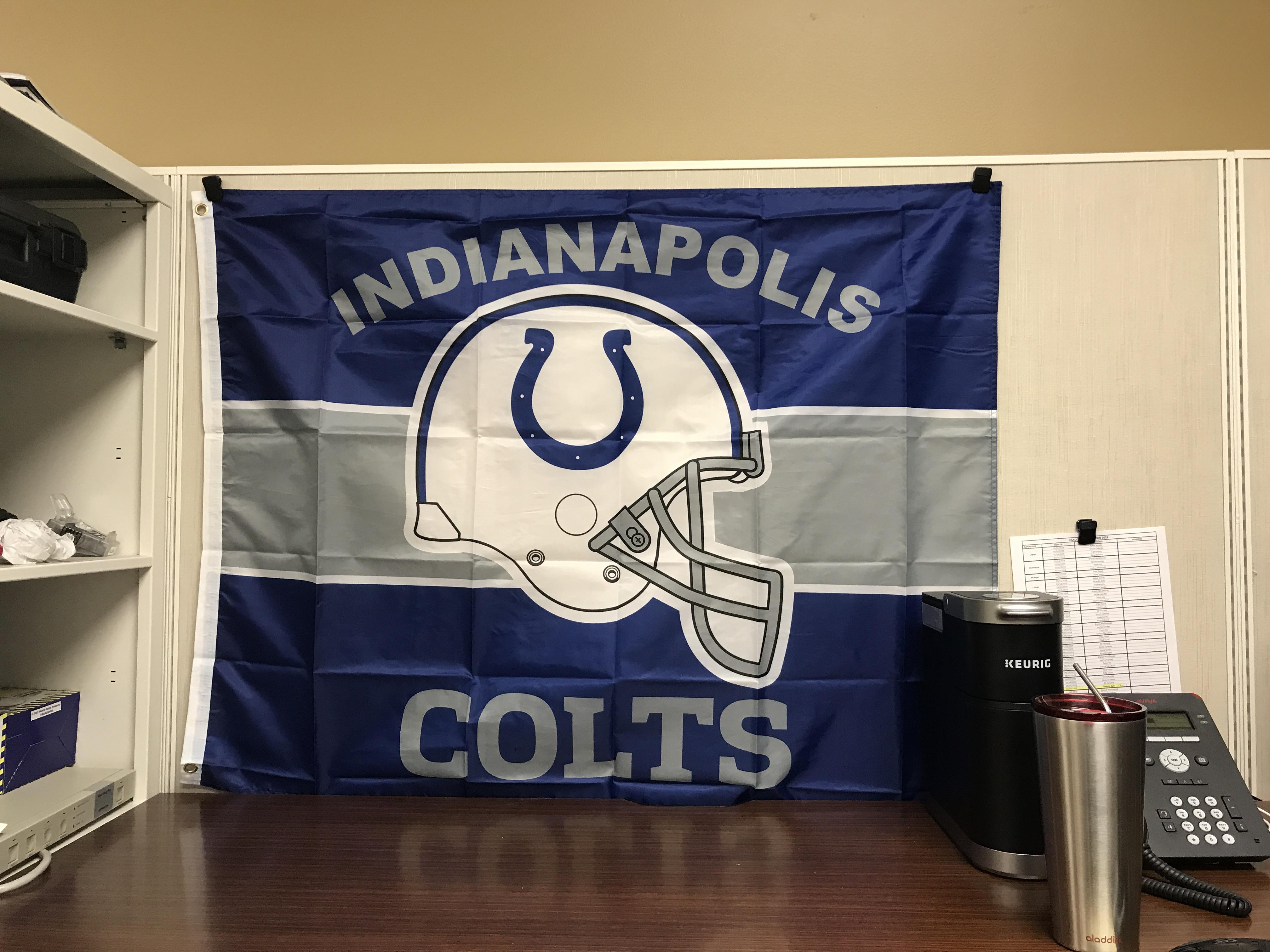 Morning fellow Colts fans, putting the finishing touches on my new