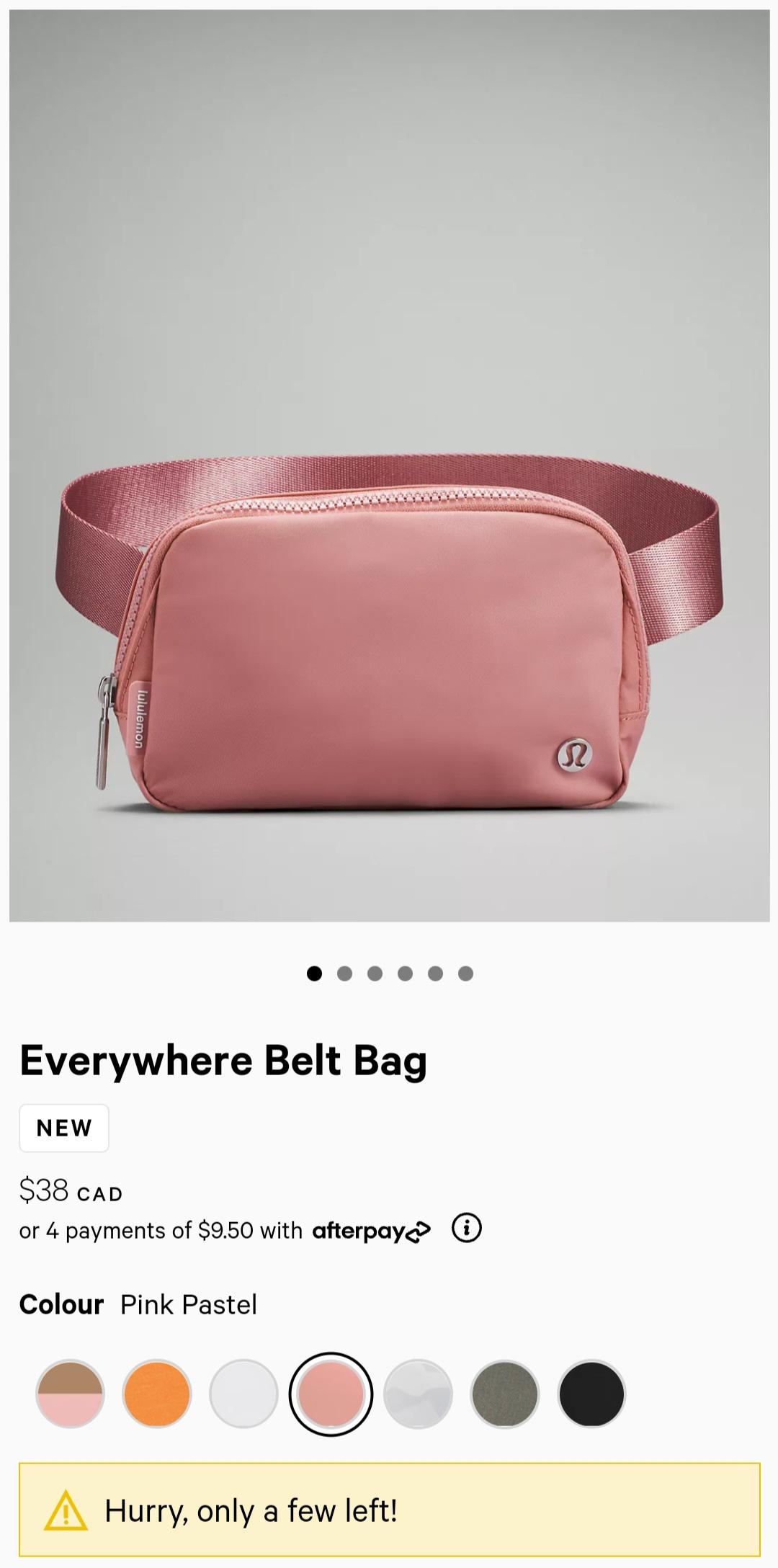 Everywhere Belt Bag restocked r/lululemon
