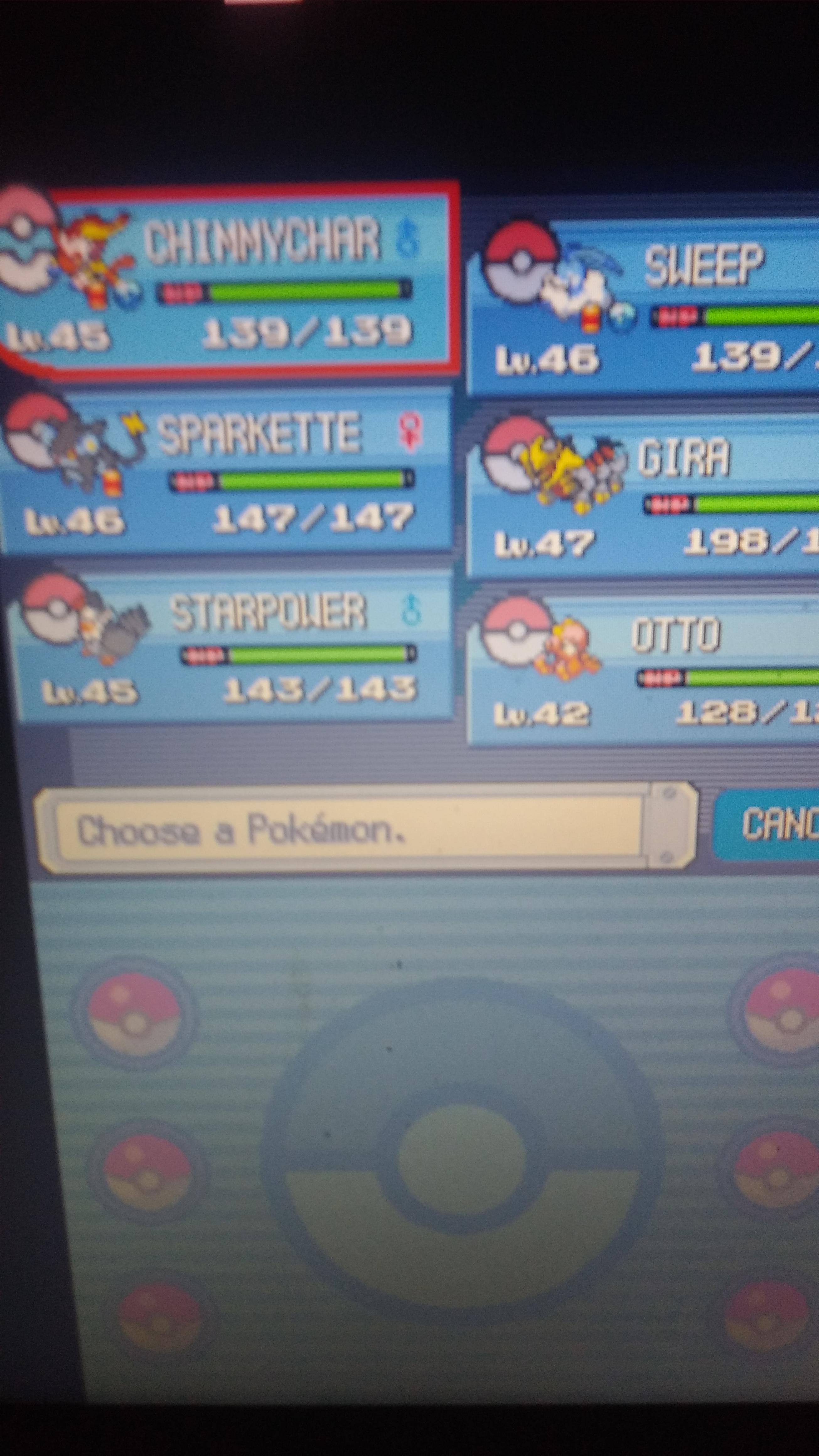 So Aaron has level 50 pokemon only sweep knows a ground type move so we