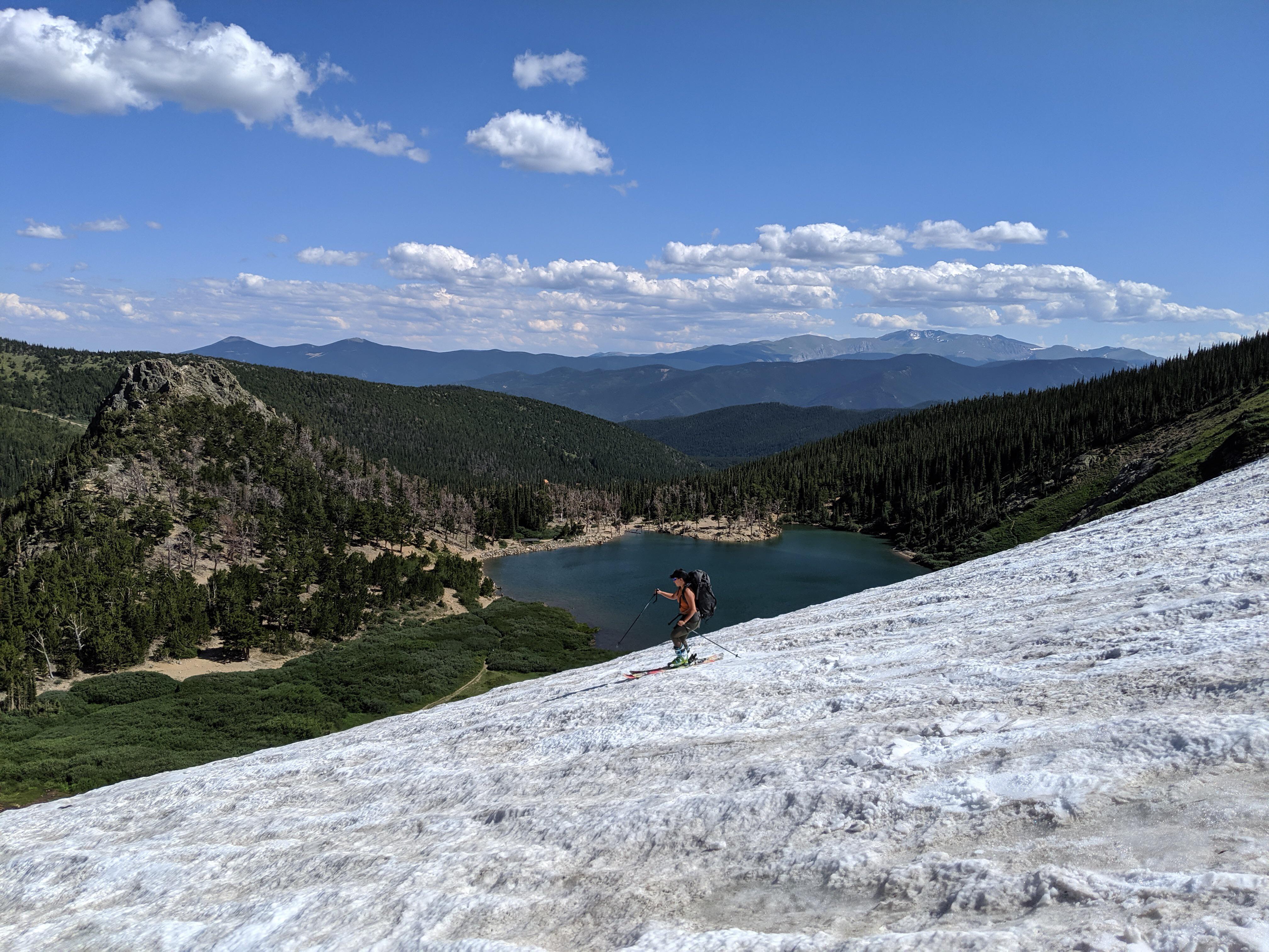 Skiing on St Mary’s Glacier last weekend r/Colorado