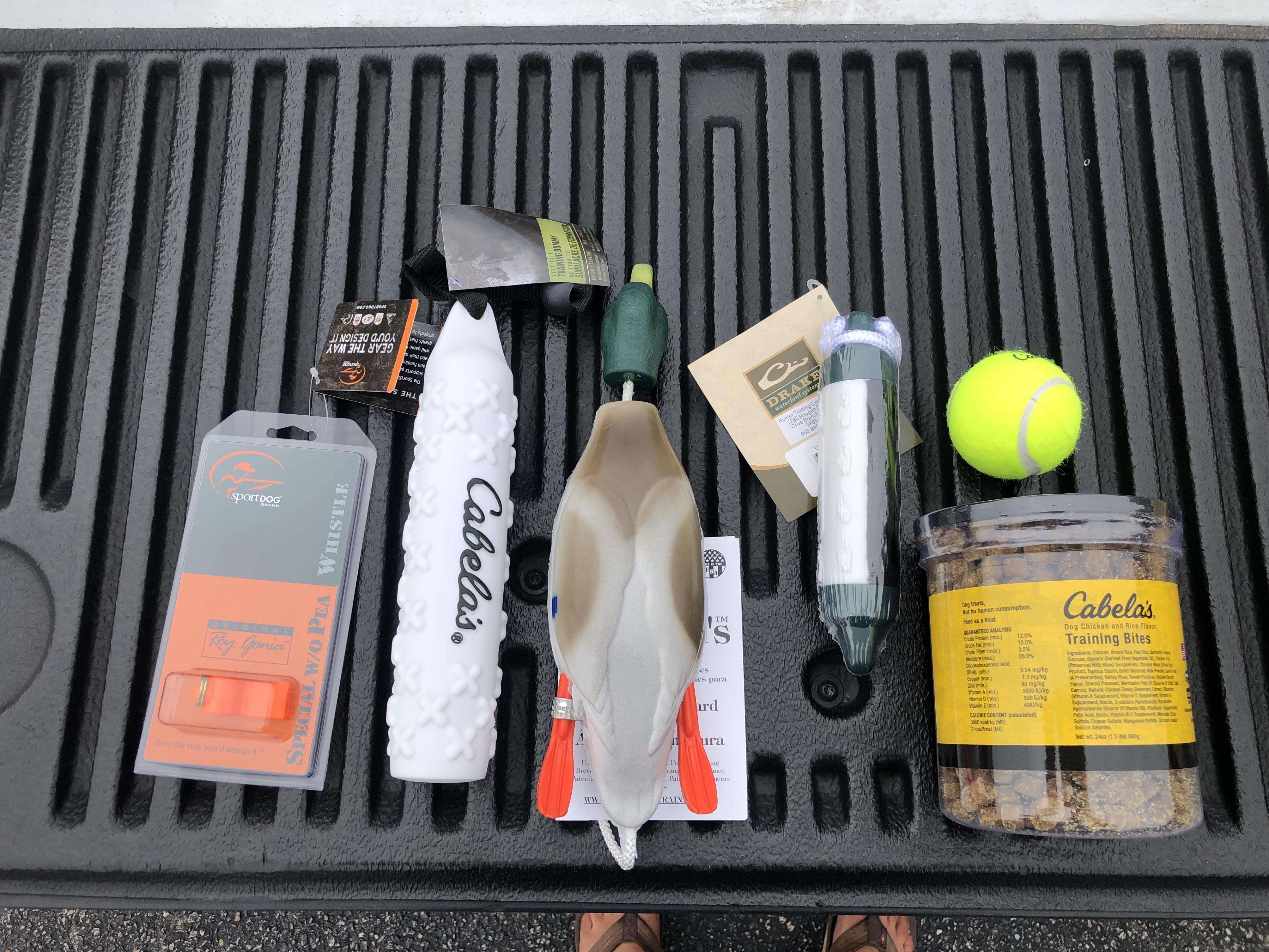 First time hunting dog trainer here. Picked up some stuff at bass pro