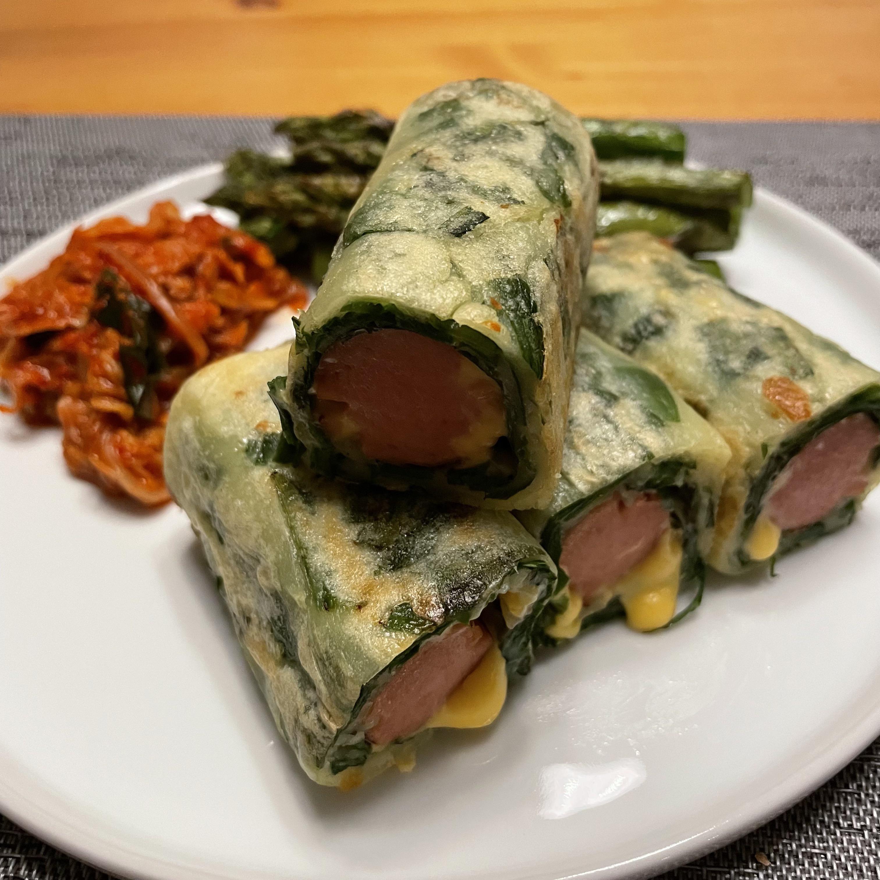 Buchu jeon dogs, inspired by Cooking Haru r/KoreanFood