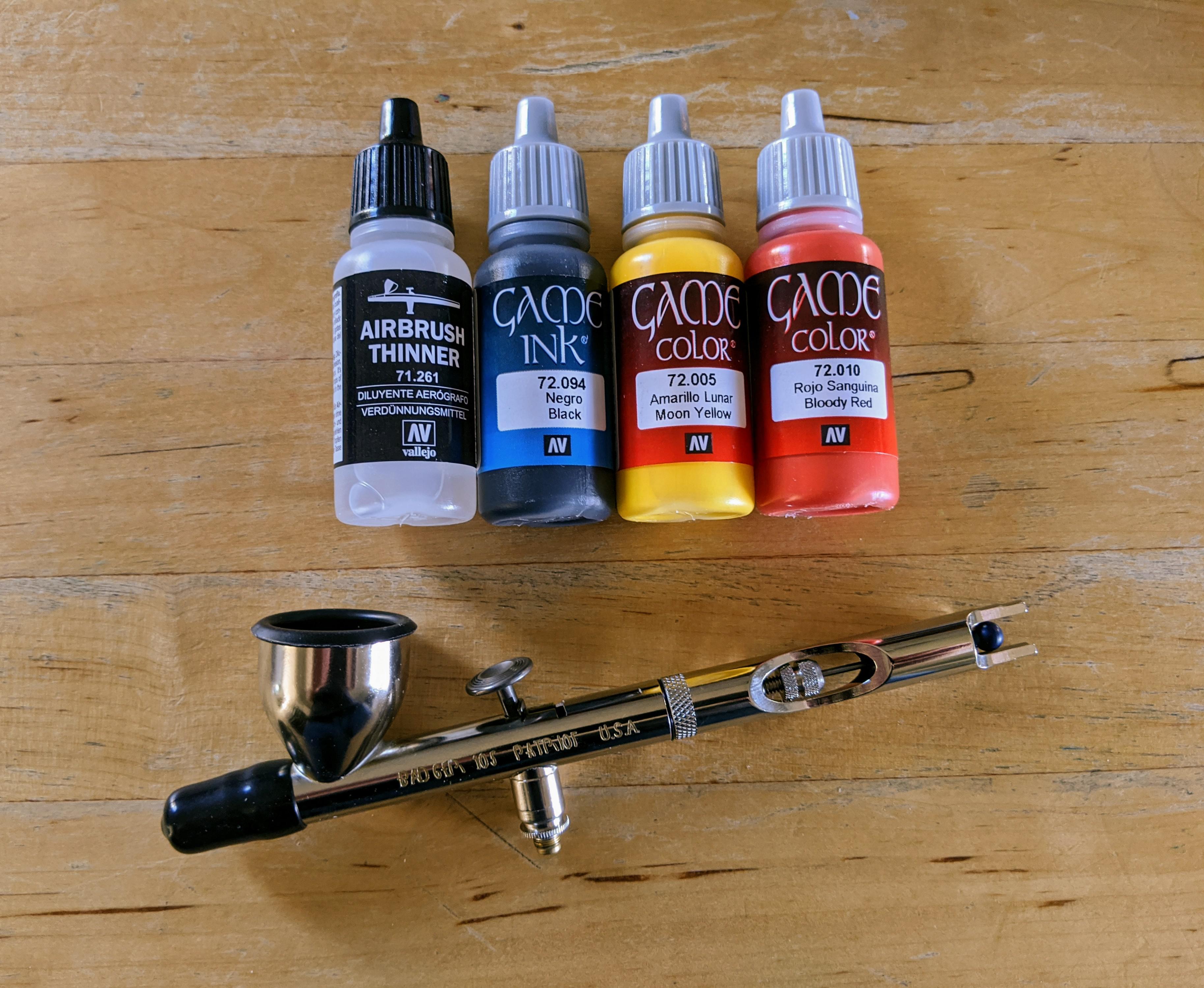 My very first airbrush..wish me luck! Hopefully my airpig holds out