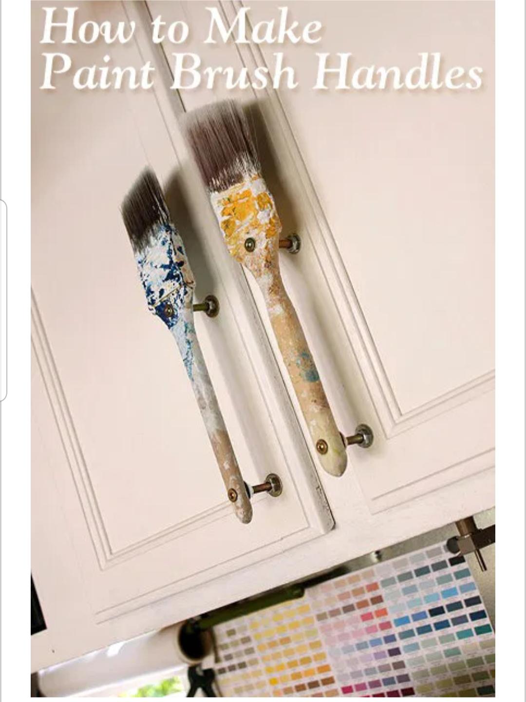Used paint brush handles. r/DiWHY
