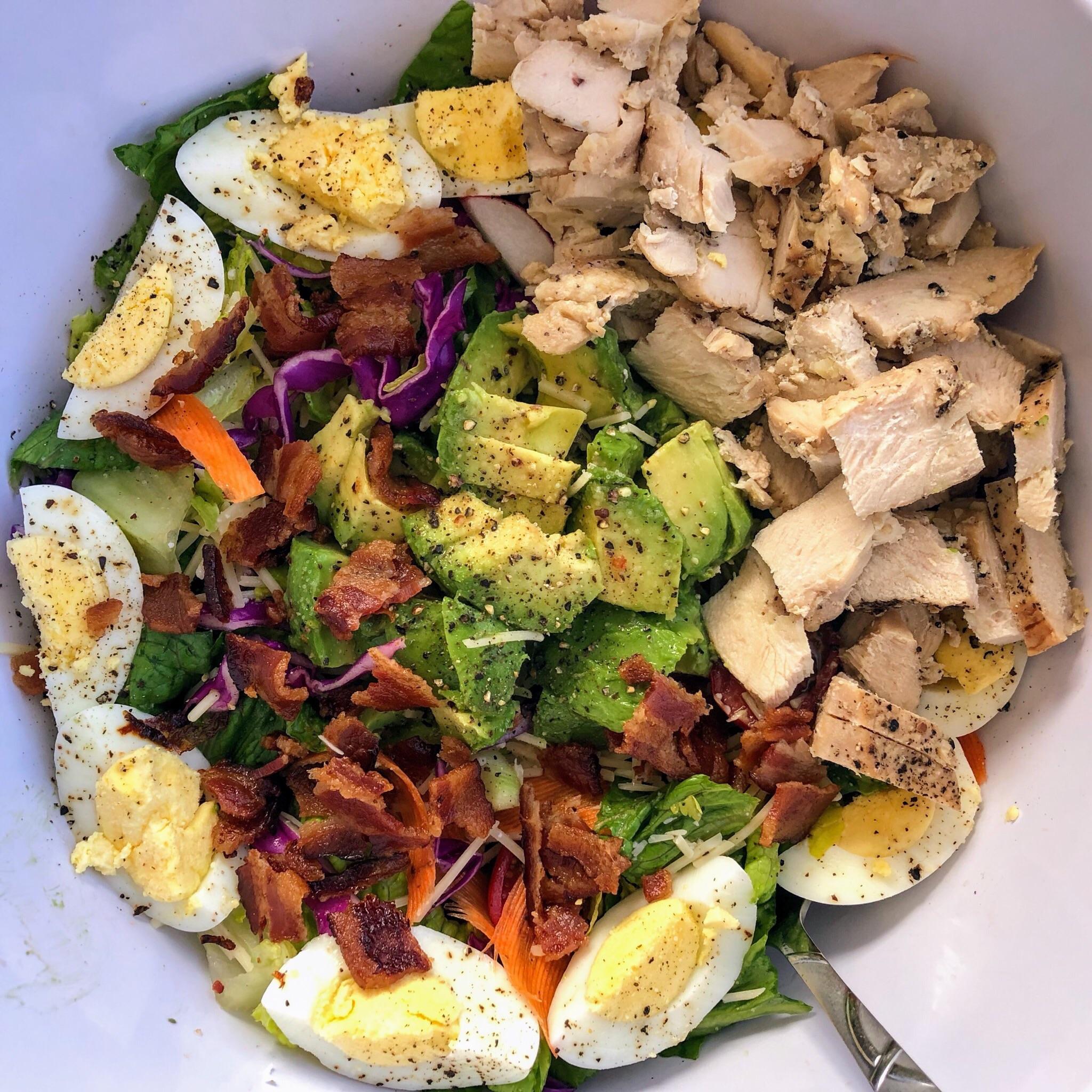 It’s finally dinner time! My keto/OMAD go to throw it all in a bowl on