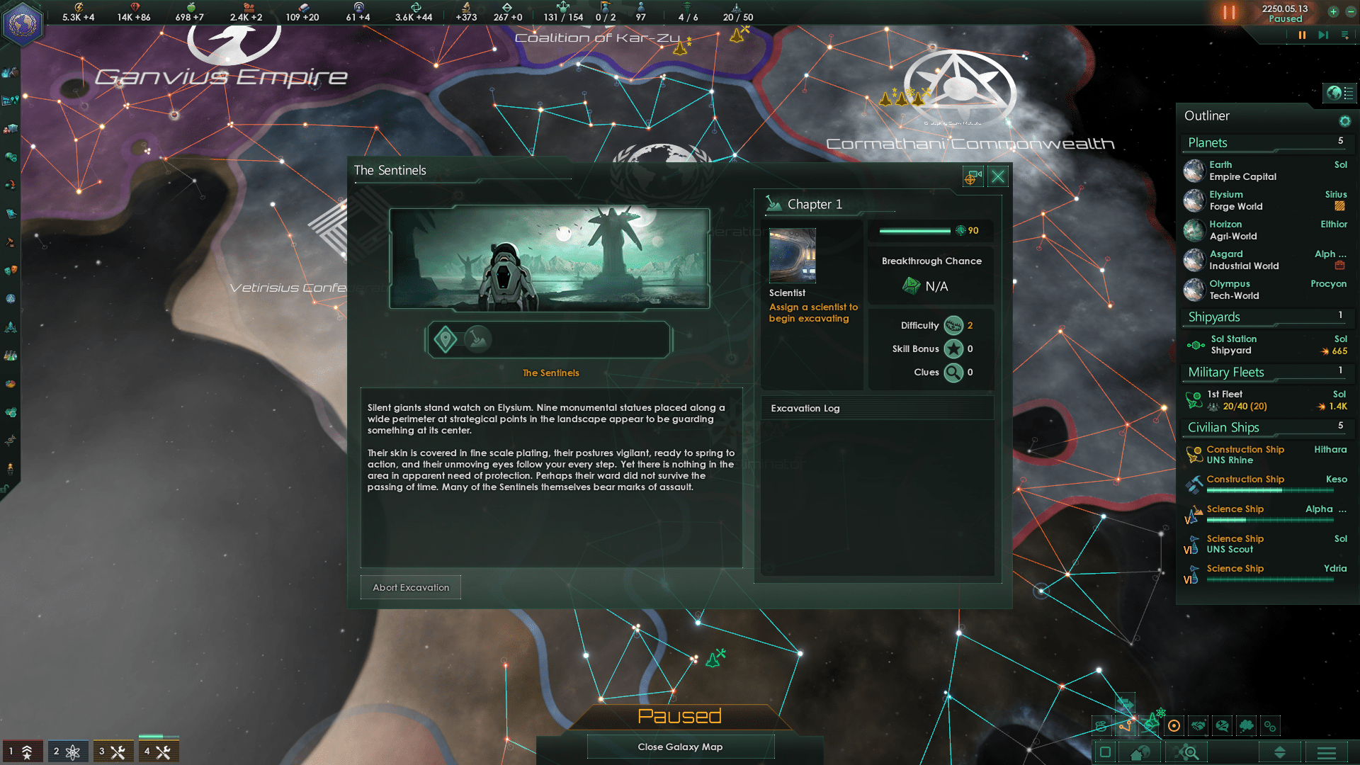 New Excavation Site r/Stellaris