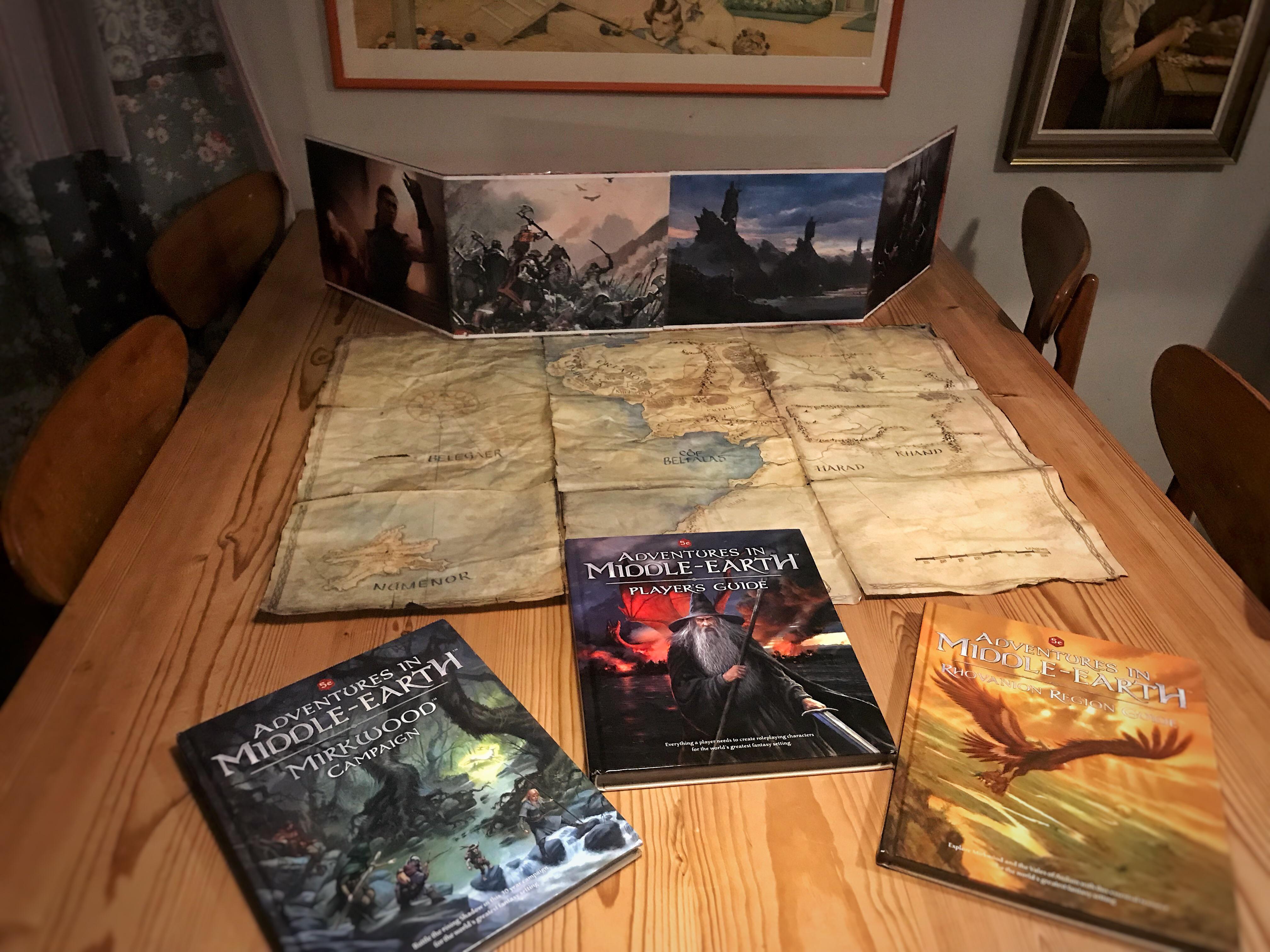 My prepping for my Second Age Dungeons and Dragons campaign have begun