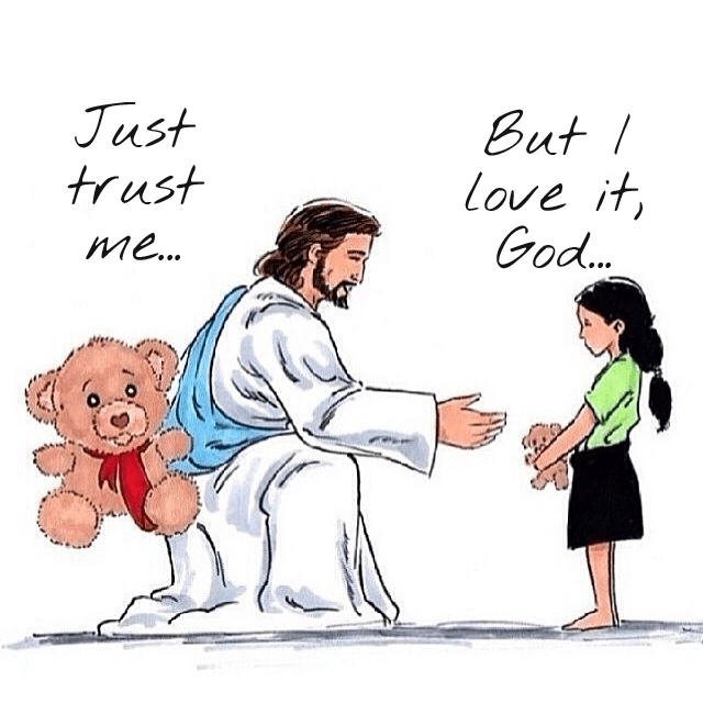 Just give here the big teddy bear and stop being an asshat manipulative