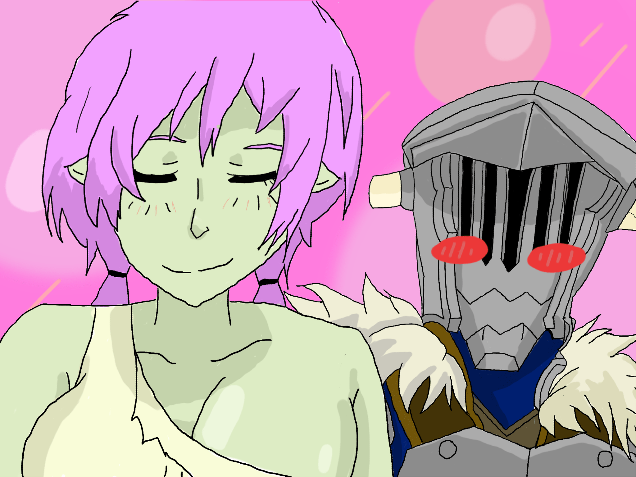 My second attempt at my crossover OTP between Goblin