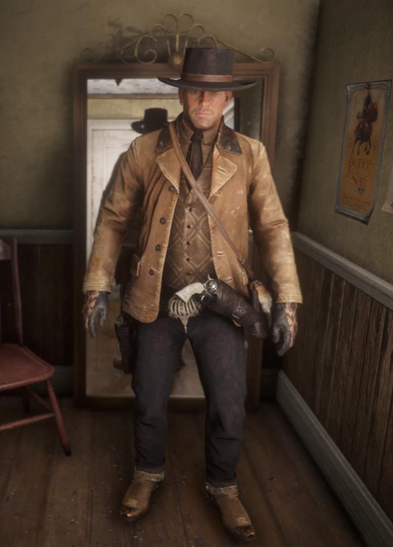 My take on Arthur's Gunslinger jacket, it looks really good with Arthur