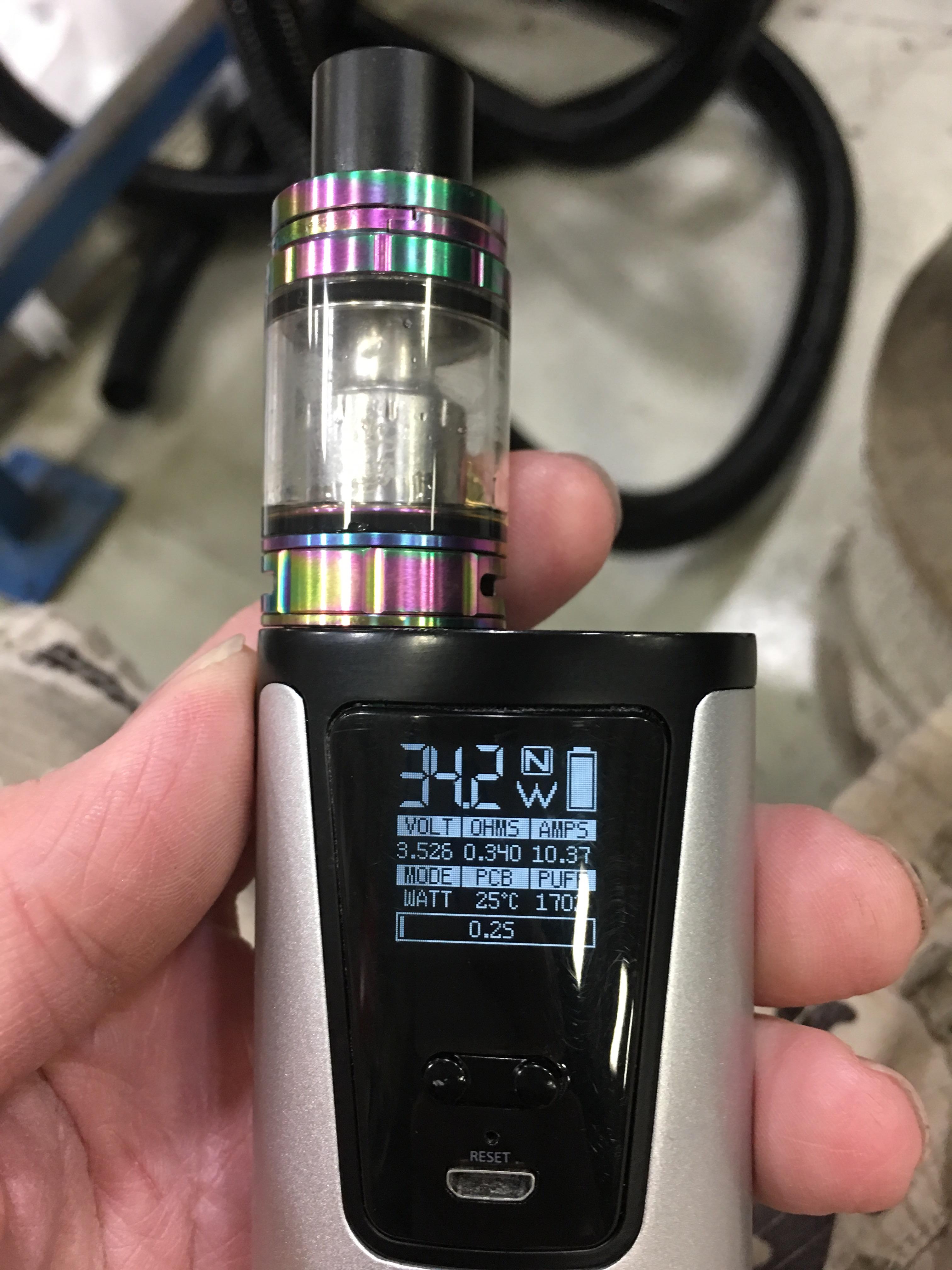 So what causes all the popping and cracking on a TFV8 that has been