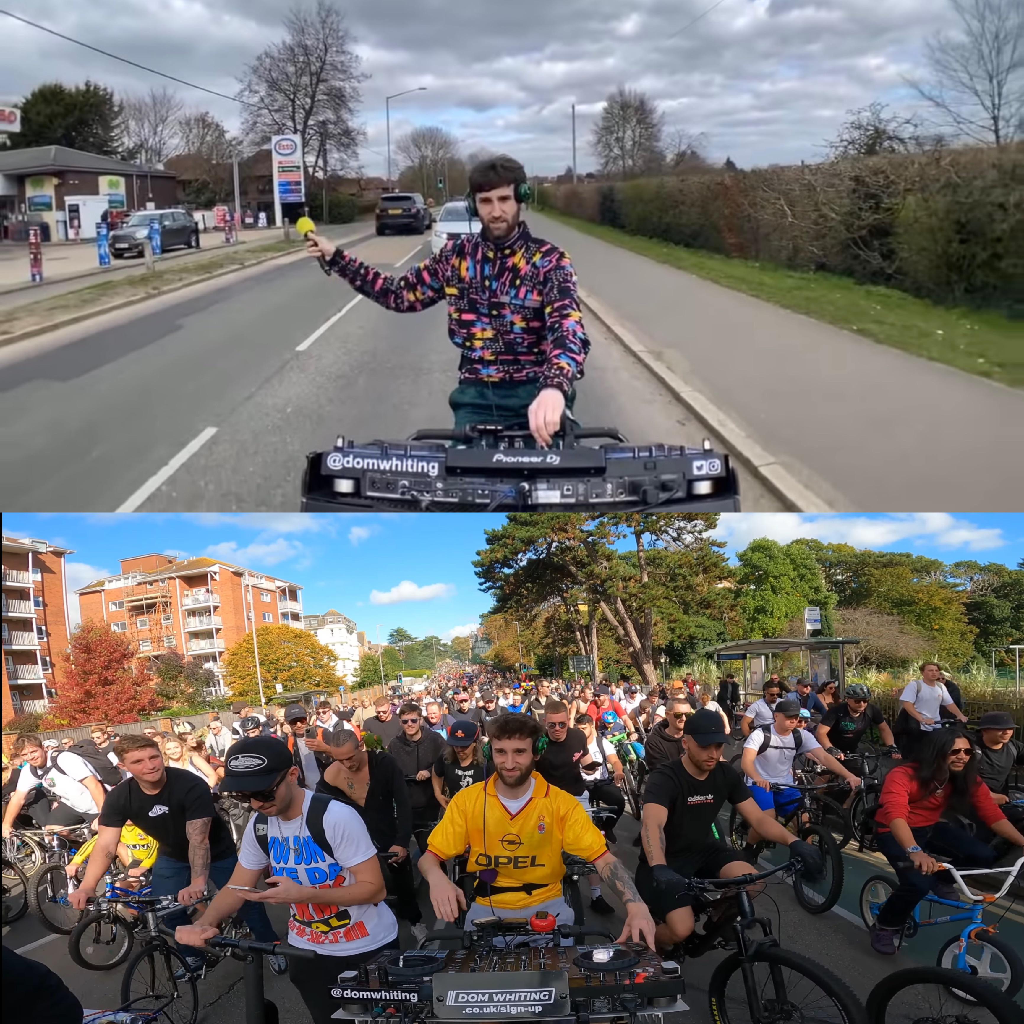 Drum and Bass on a bike today r/bristol
