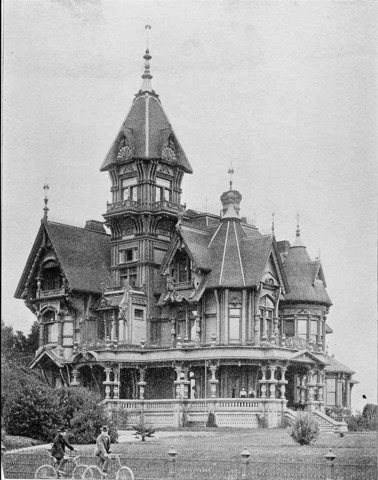 The Carson mansion Eureka, California. Built in 1886. Photo from 1902