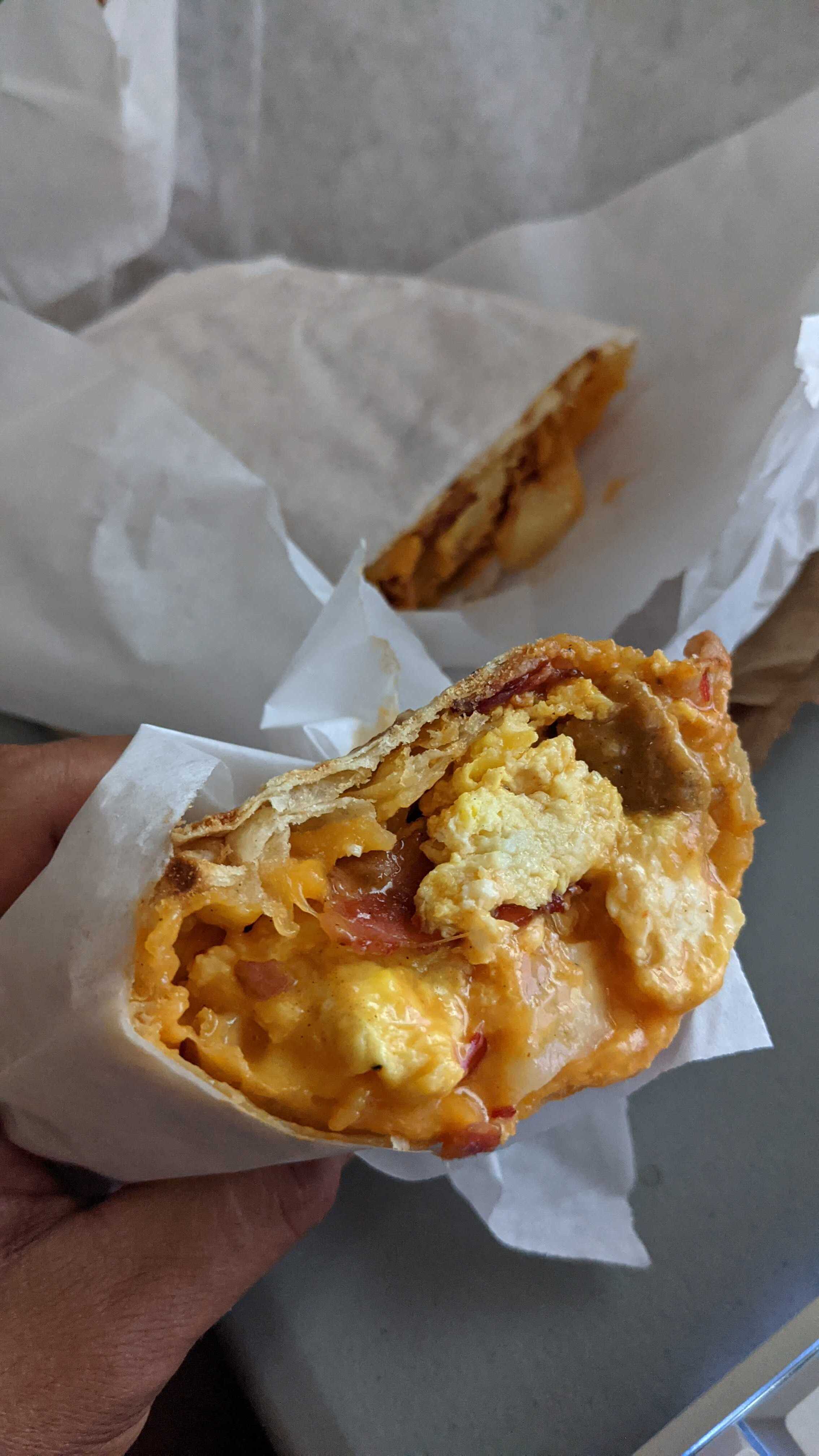 My most favorite breakfast burrito that no one knows about The Spot