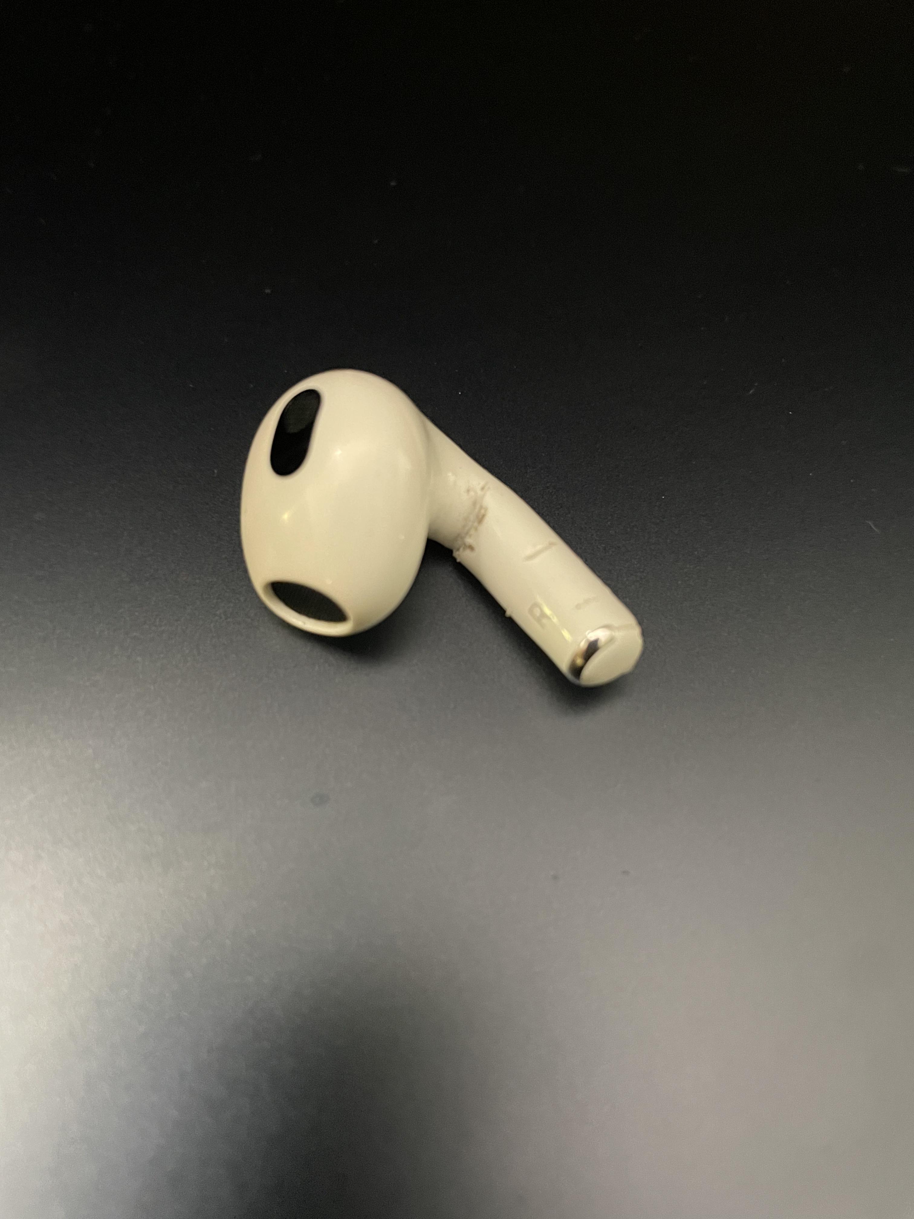 My right AirPod got put through the dryer. It melted a little and doesn