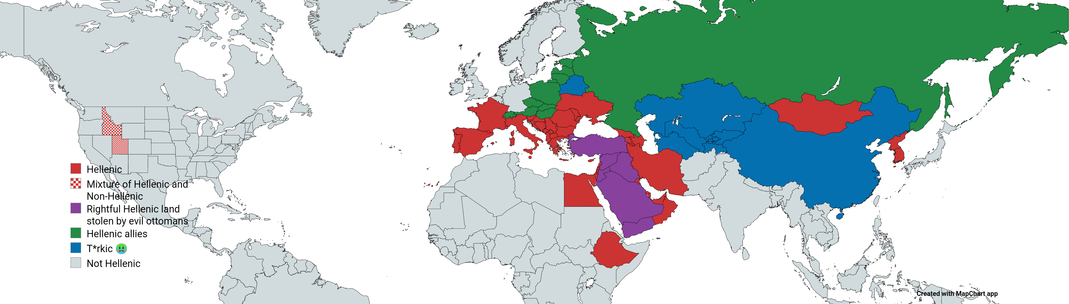 I asked my greatgreatgreat uncle from Macedonia which nations are