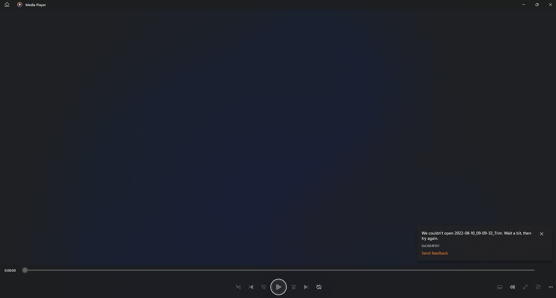 I cannot play MP4 files in Media Player or any other video player, is