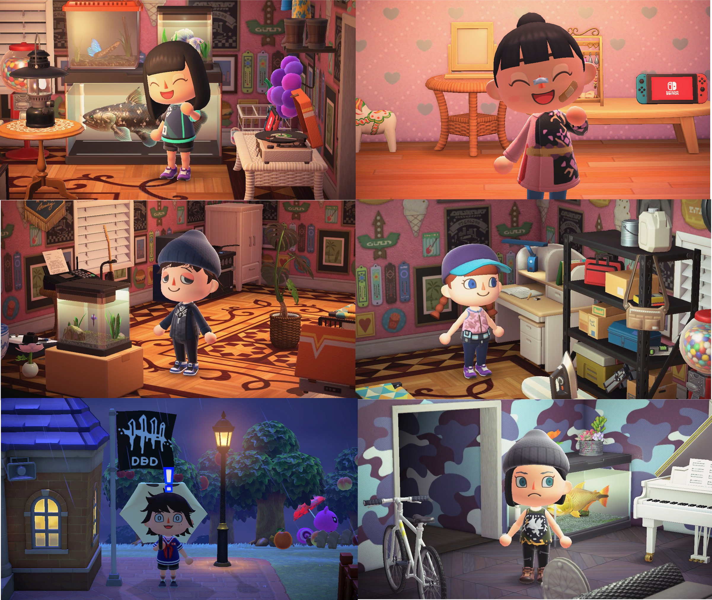 Some survivors in animal crossing r/deadbydaylight