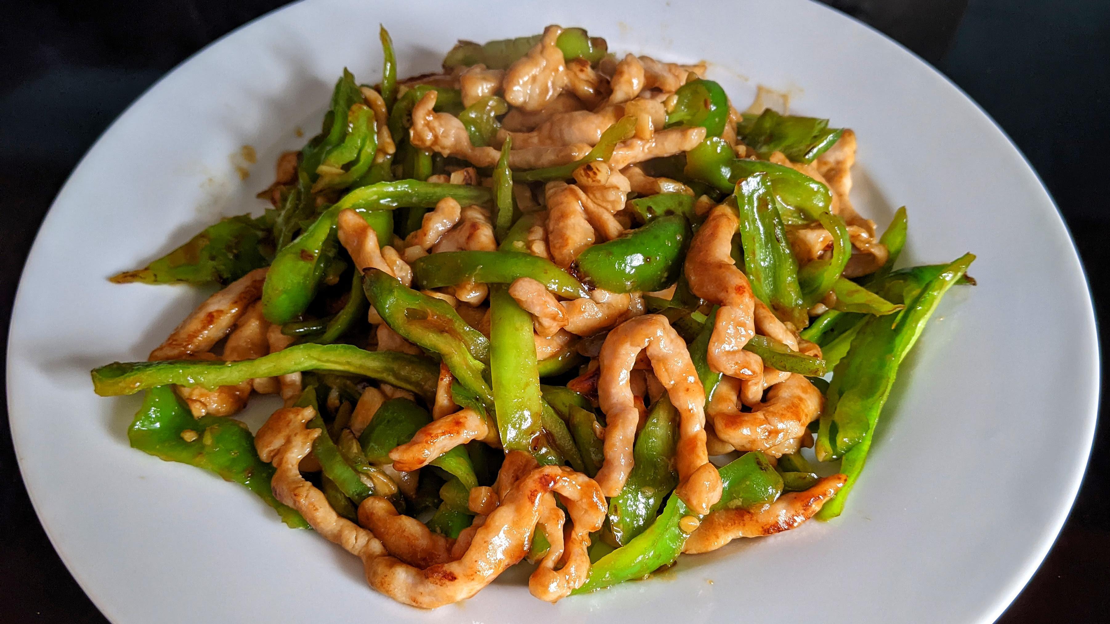 Chinese Shredded Pork with Green Peppers Recipe r/recipes