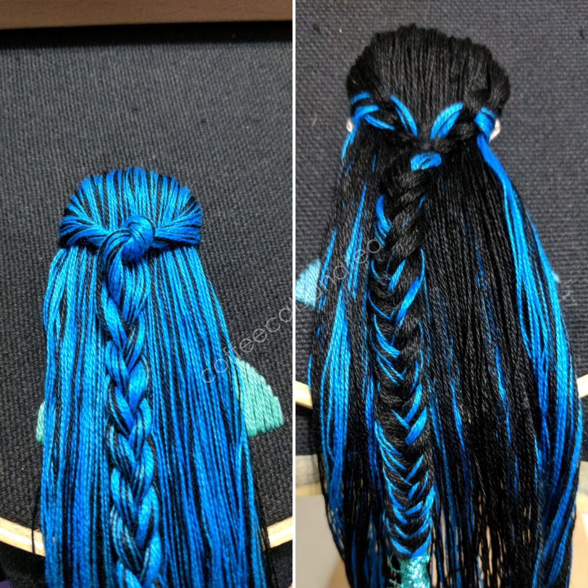 Finally learned how to stitch these hair girls, and now it's all I want to do r/Embroidery