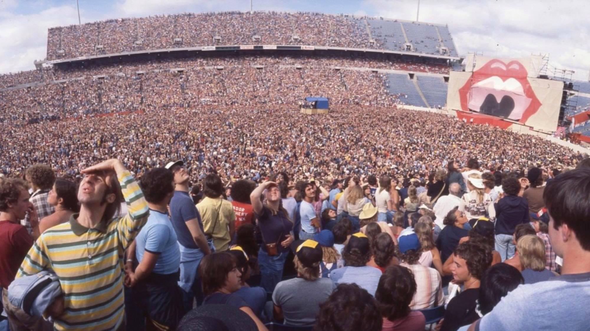 July 4th, 1978. The Rolling Stones at Rich Stadium. r/Buffalo