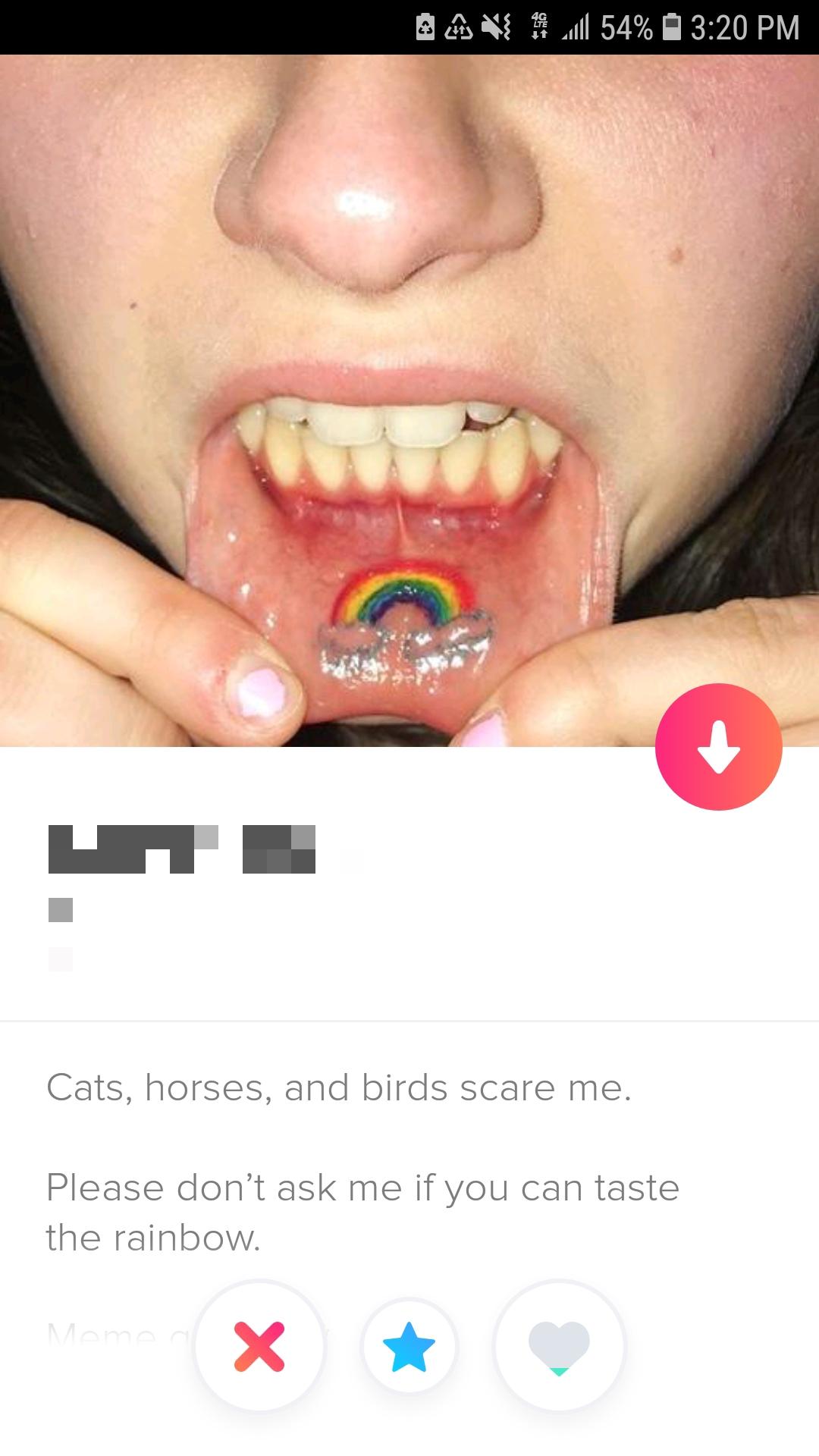 Taste the rainbow... r/Tinder