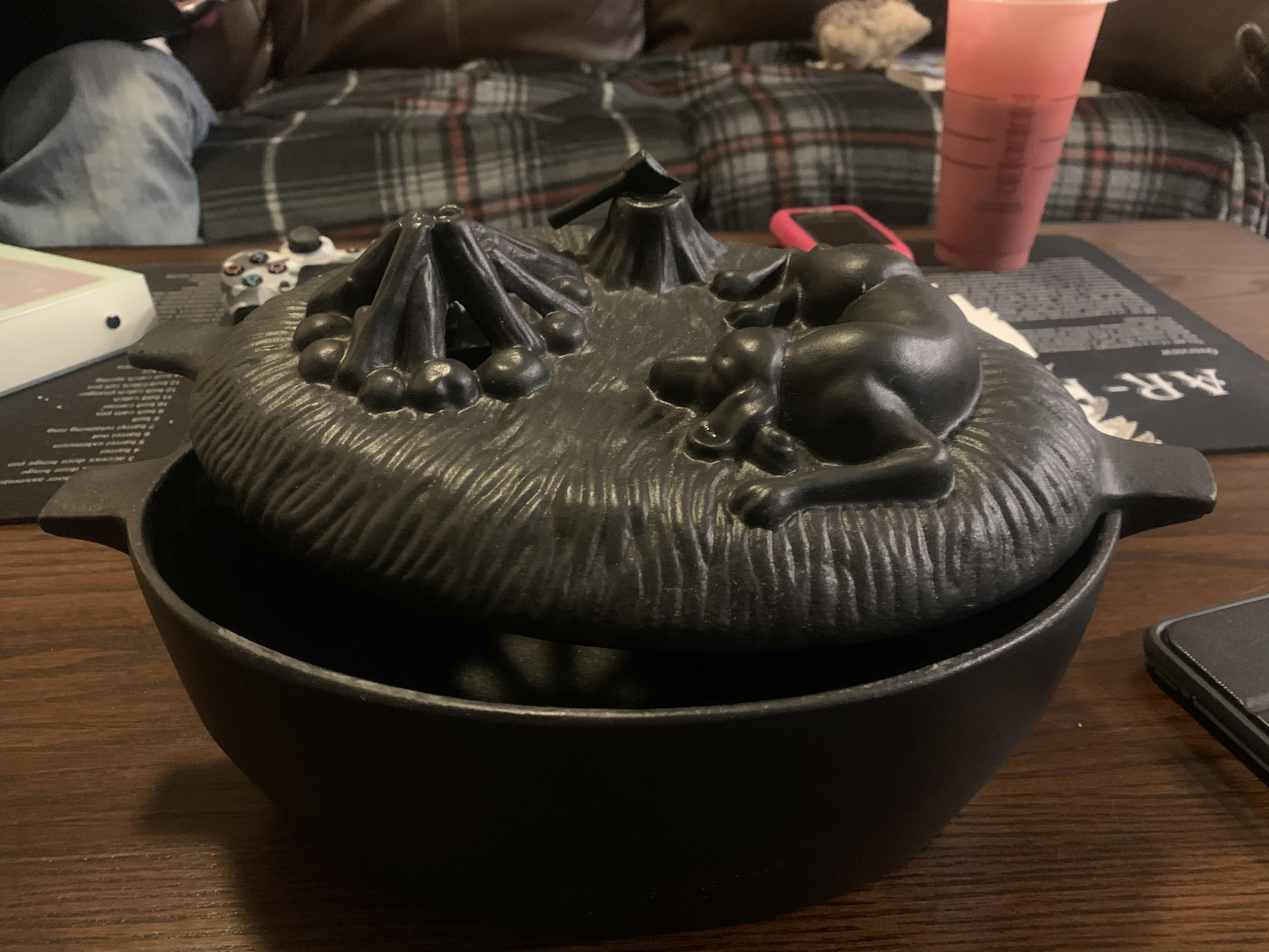 My new thrift store find! Cast iron humidifier anyone? r/castiron