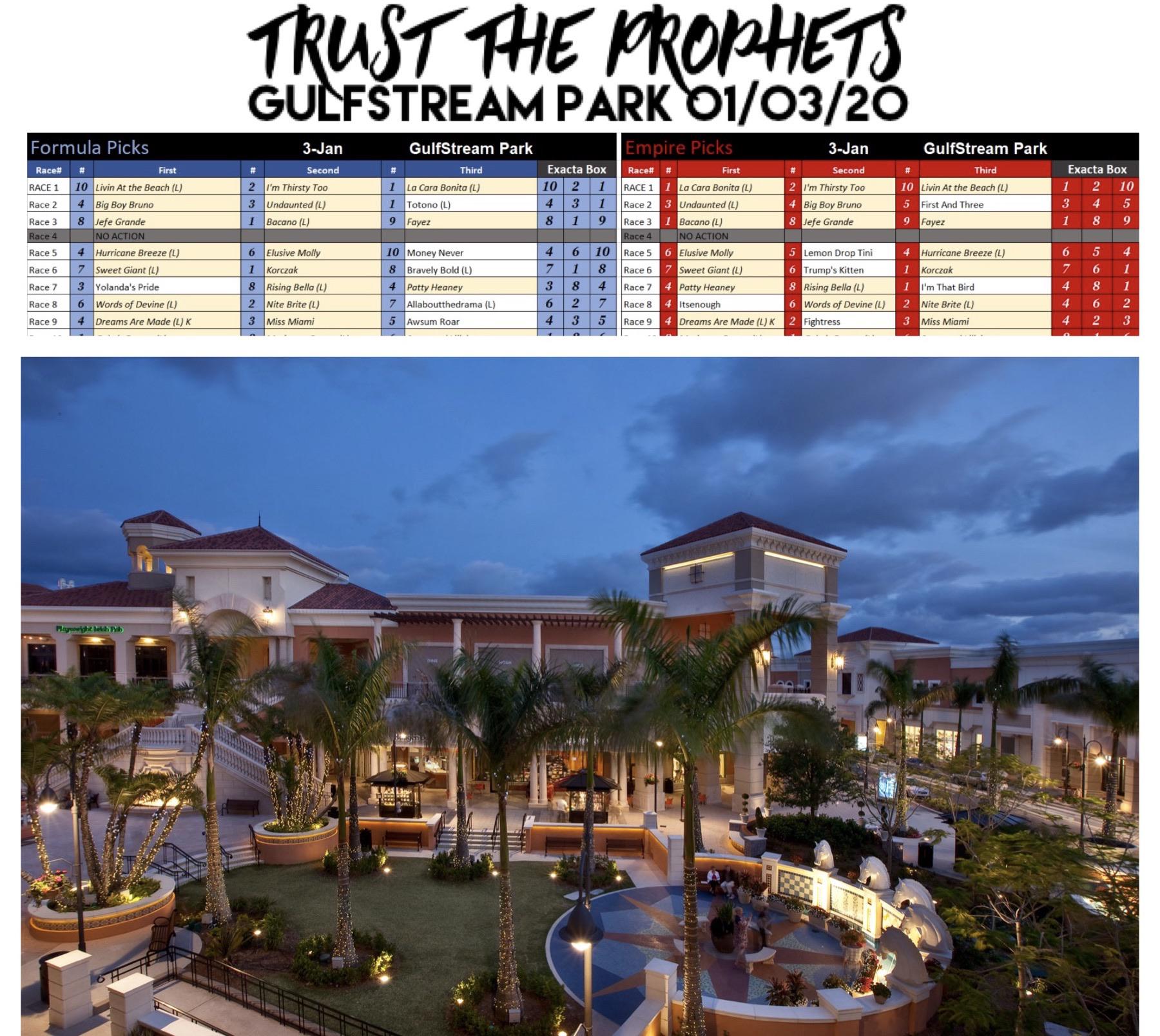 Free GulfStream Park Picks for today! r/HorseRacingTips