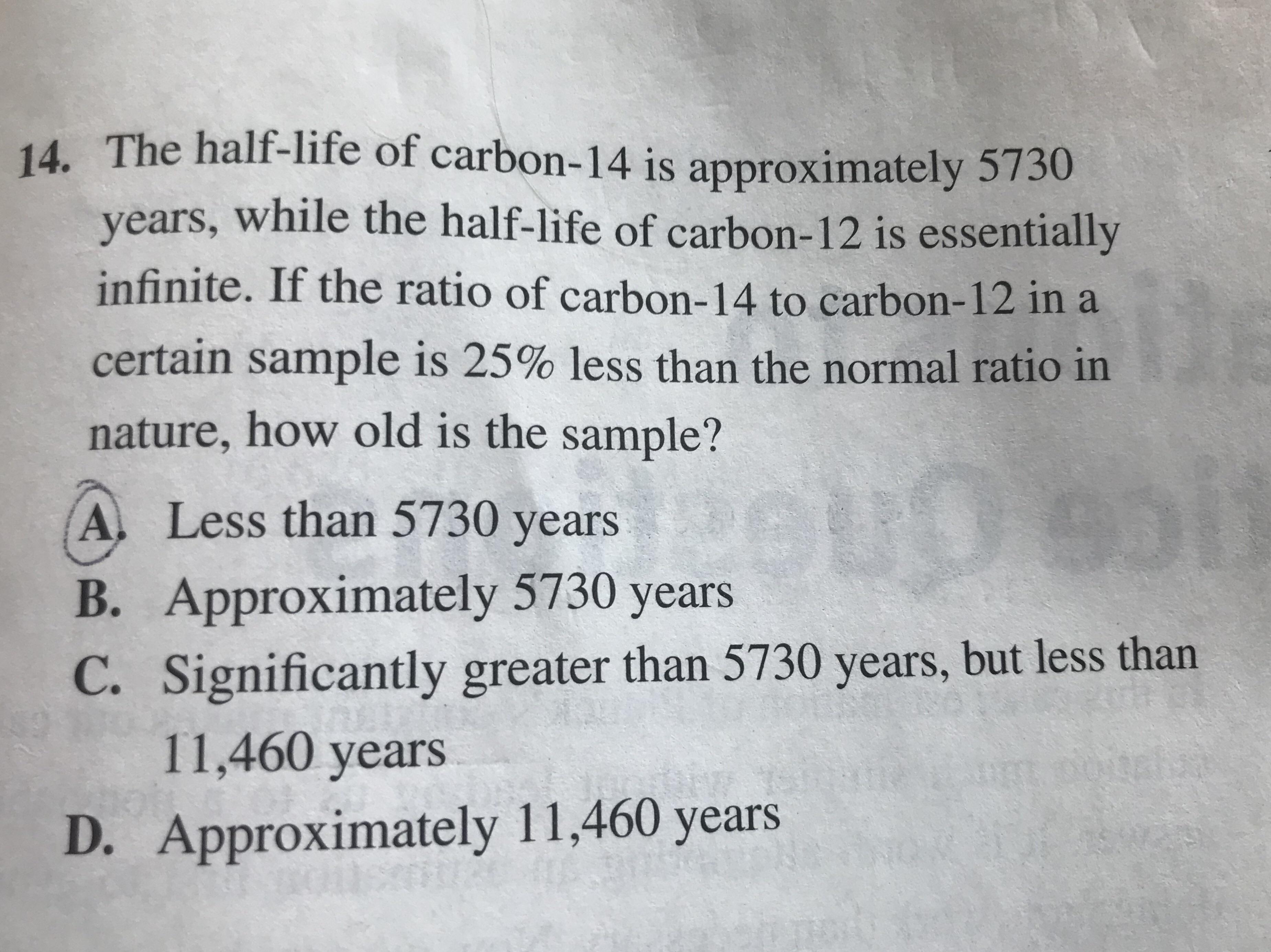 MCAT physics half life question can anyone explain this to me? r/Mcat