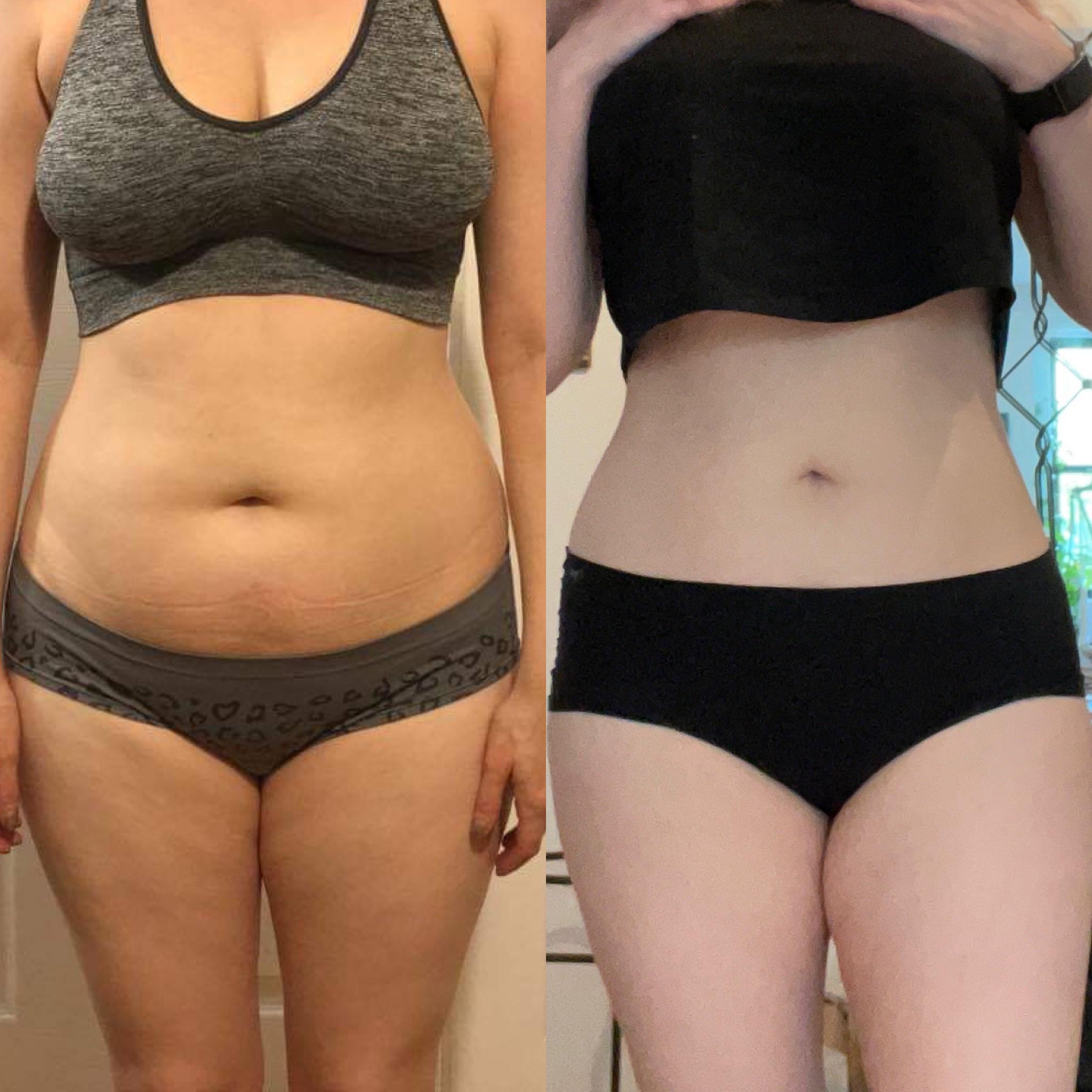 145 lbs in 2017 to 150 lbs in 2021. No edits but a more supportive bra