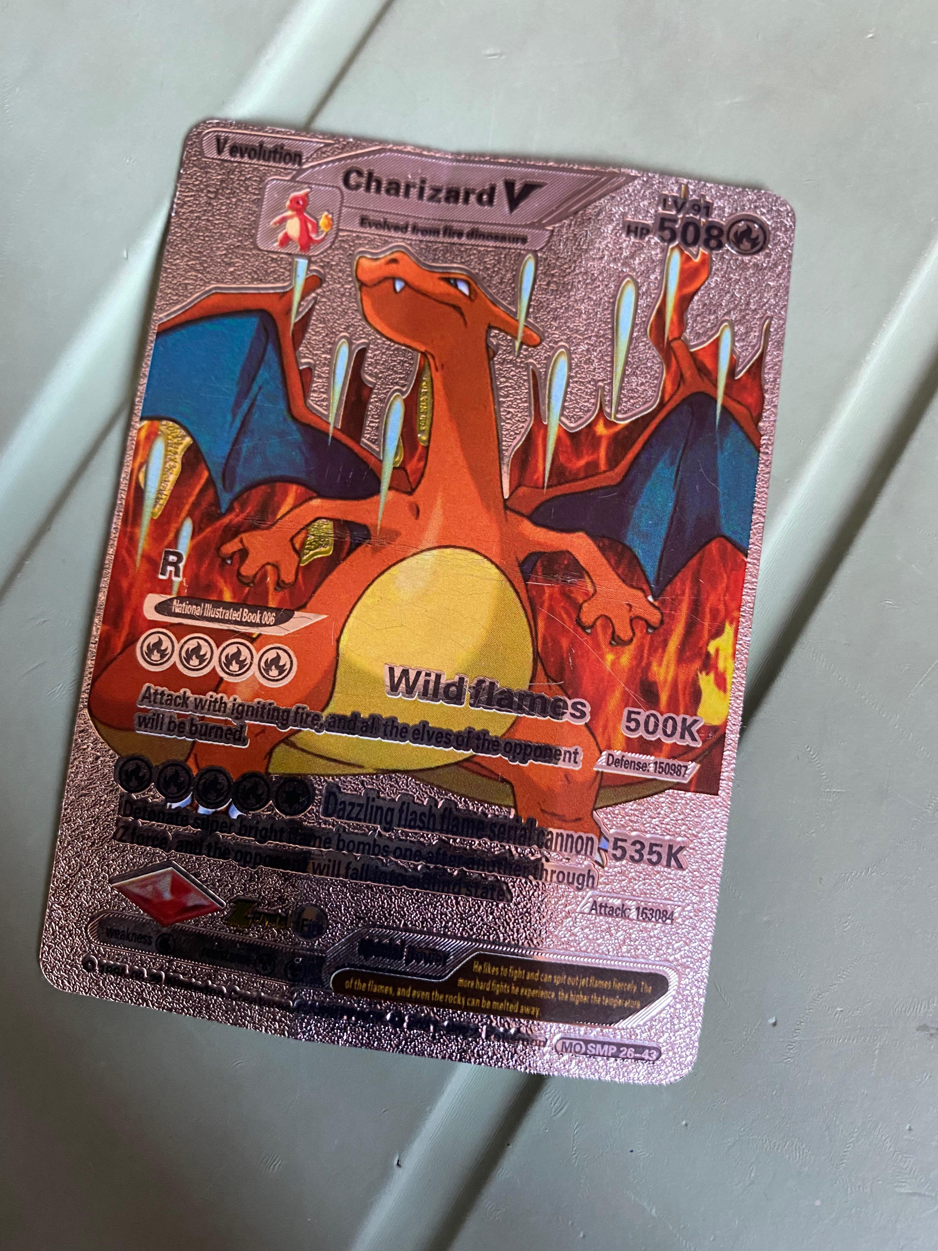 Charizard V Card New to Pokémon card collecting, can anyone tell me