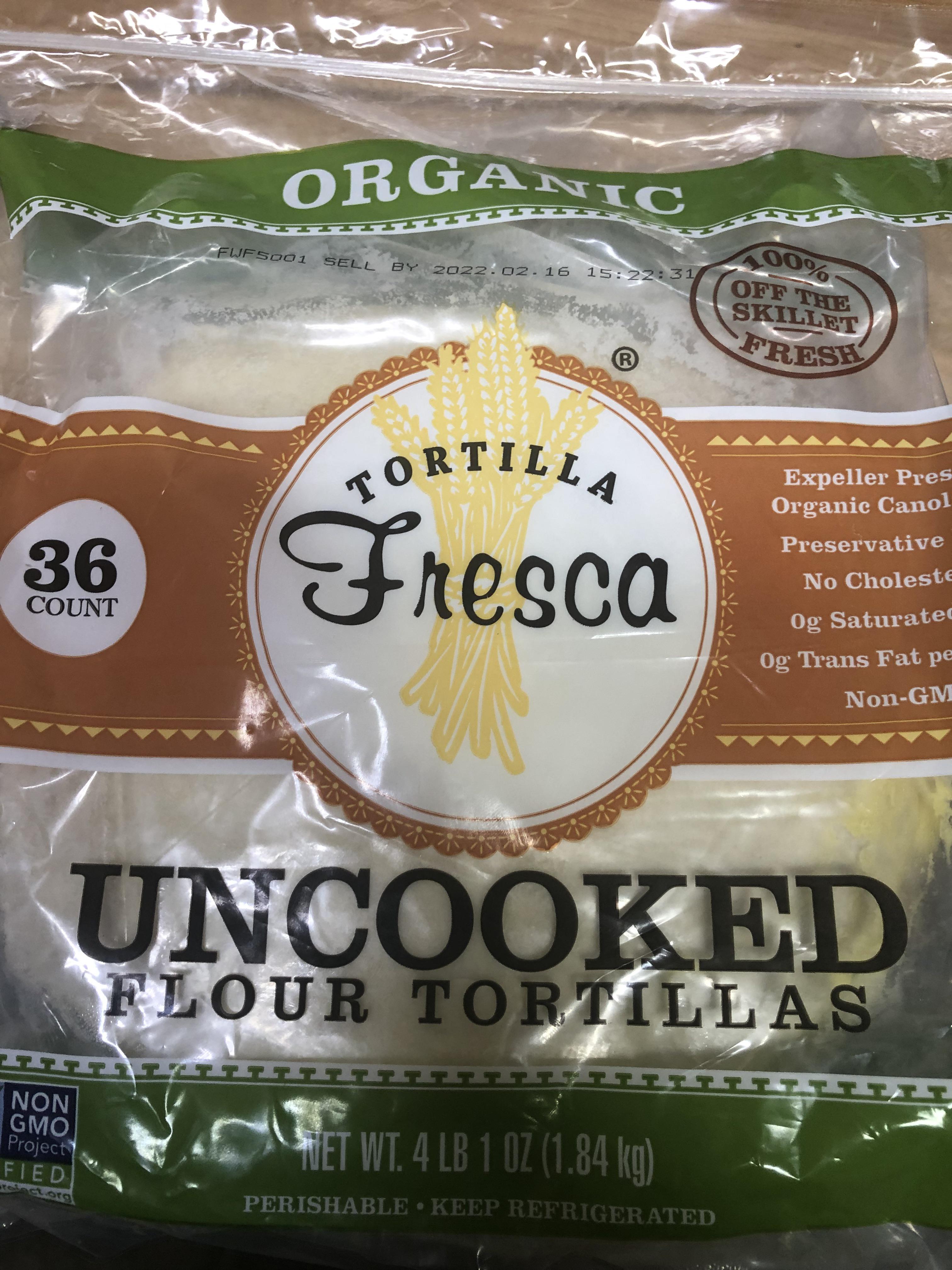 Bought uncooked tortillas because the ingredients were simple. Best