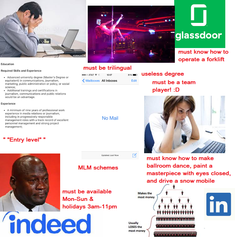 applying for jobs starter pack r/starterpacks