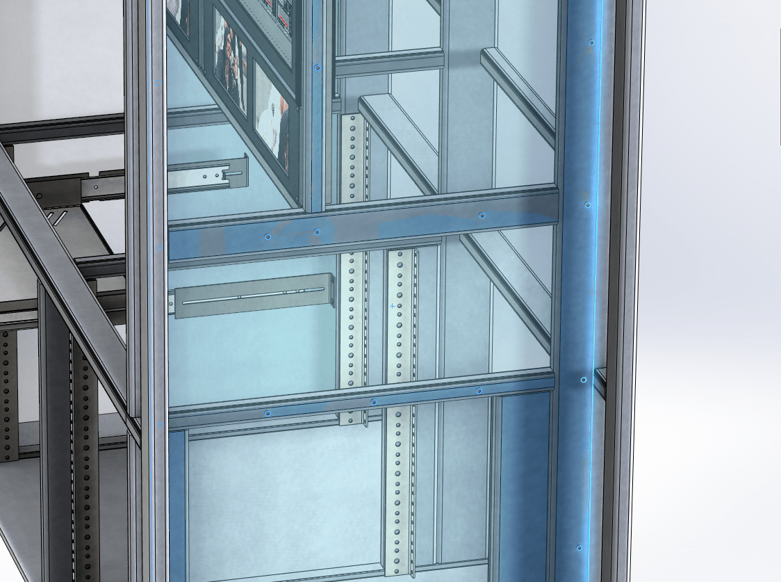How do I go about transferring this hole pattern to the weldment pieces