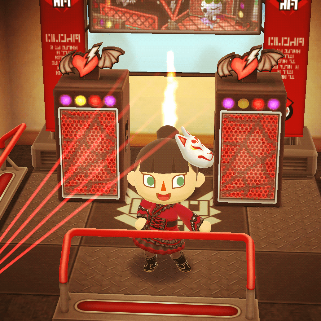 I made this in Animal Crossing Pocket Camp BABYMETAL