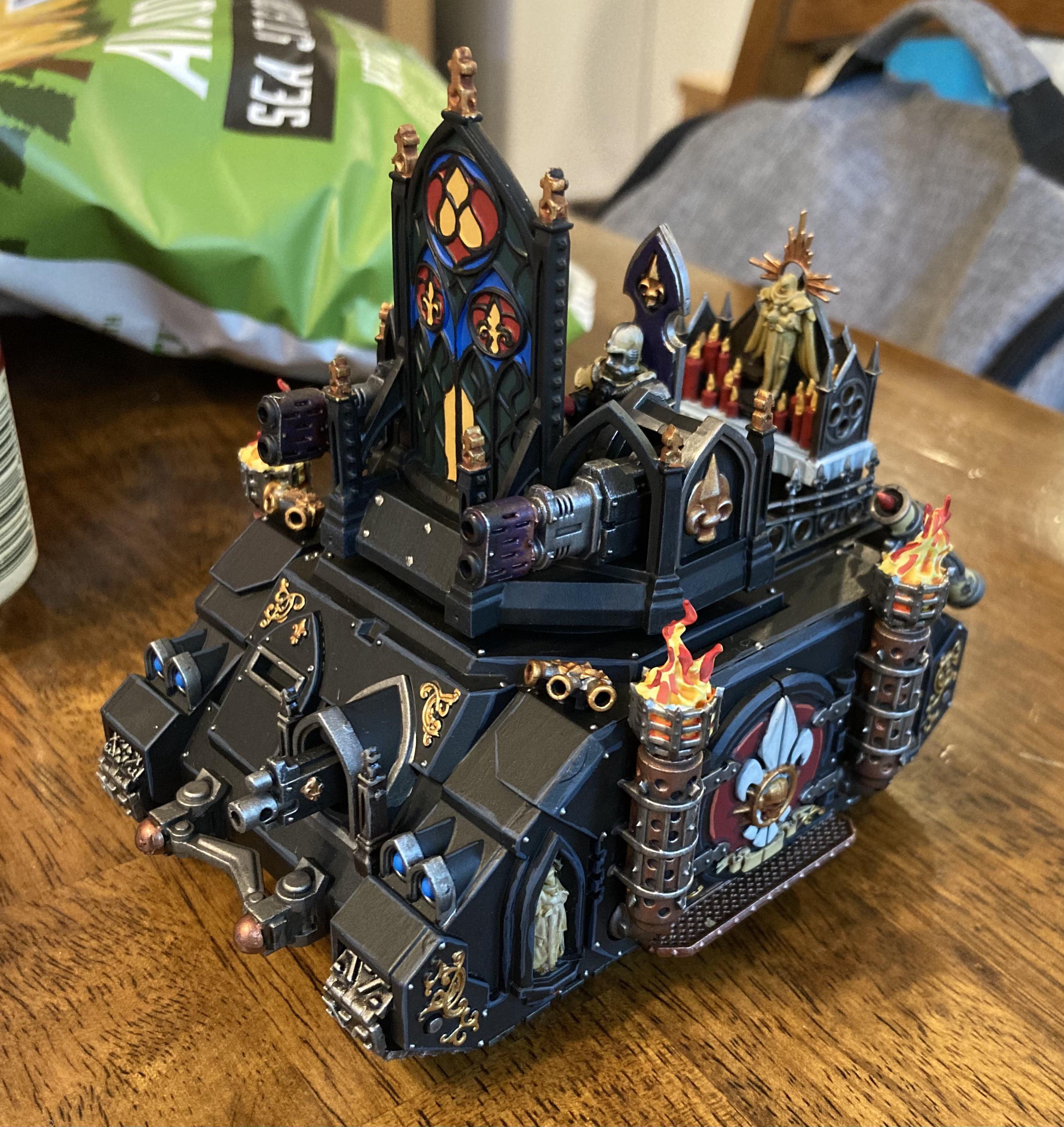 Finished my Immolator! Aside from the stained glass, I feel pretty good