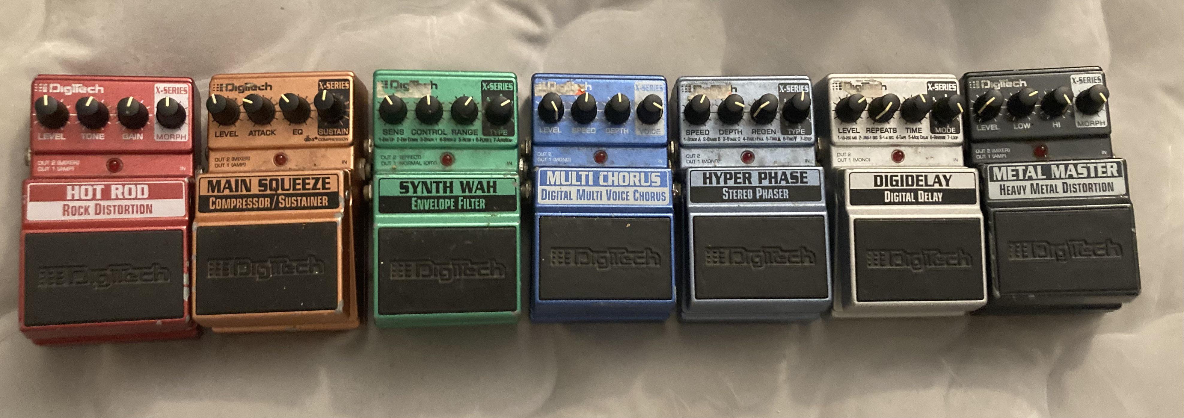 Early 2000s digitech guitar pedal collection guitarpedals