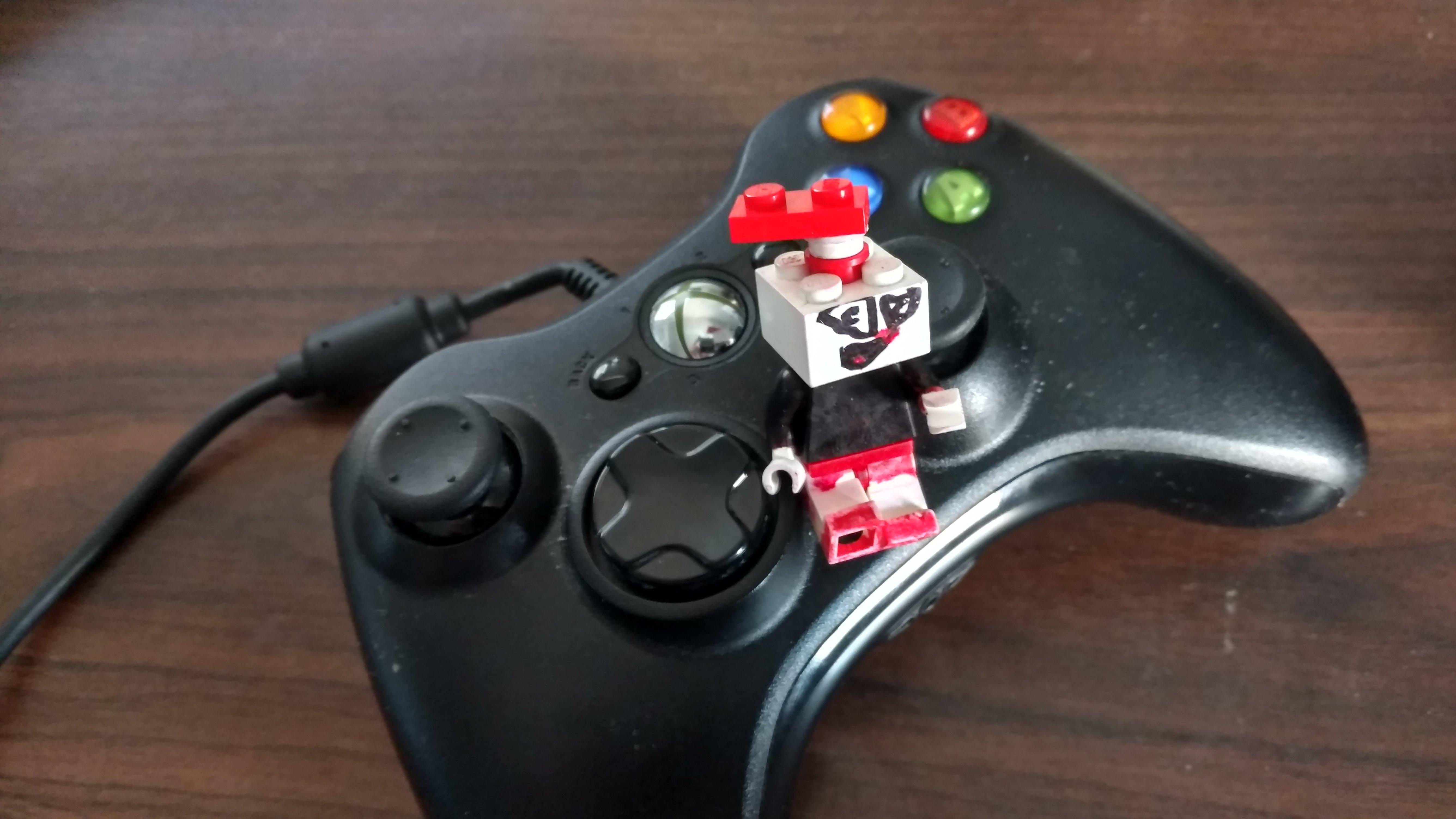 Cuphead lego minifig made by my little brother Cuphead