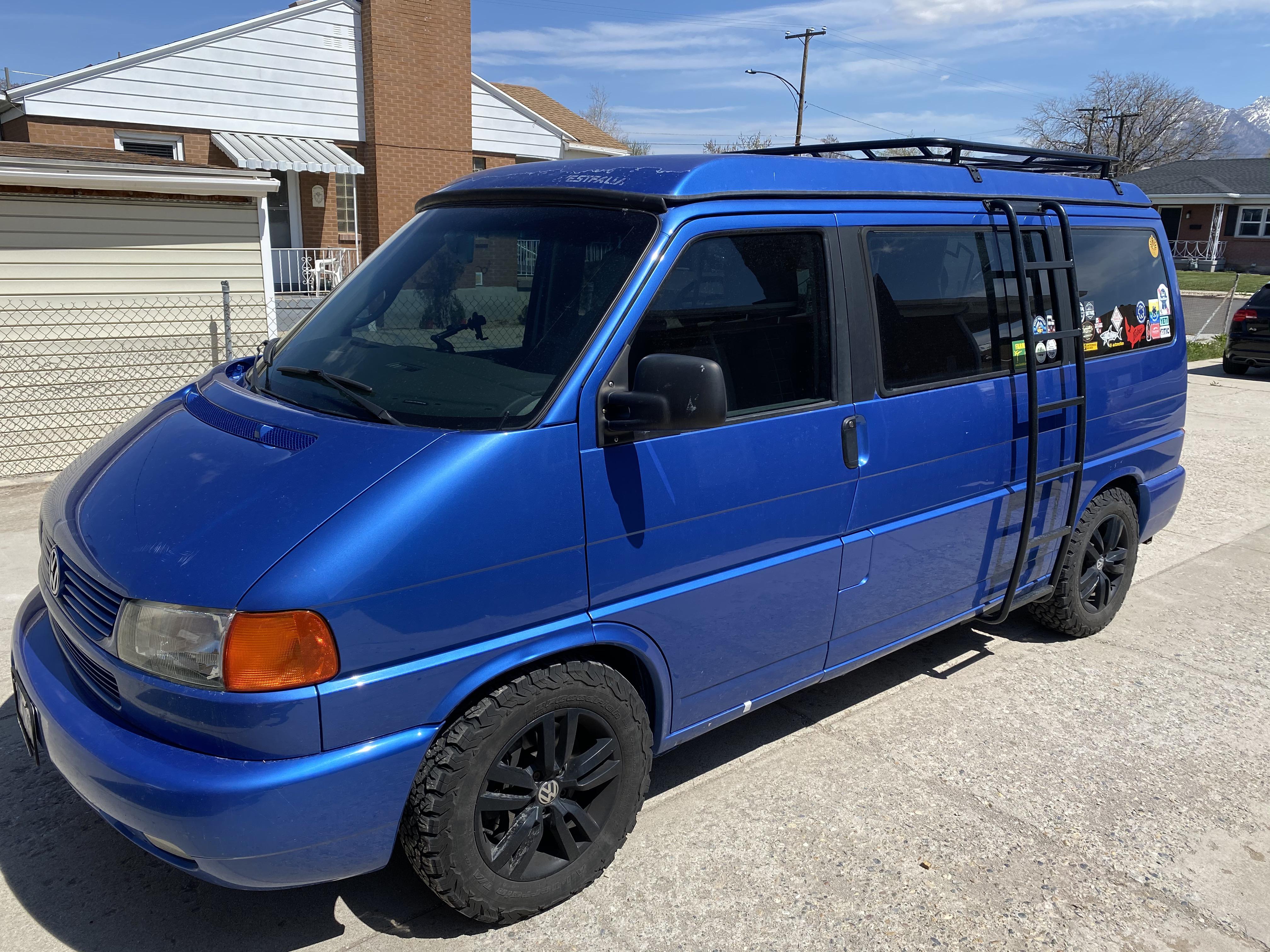 Custom ladder and roof rack. r/Eurovan