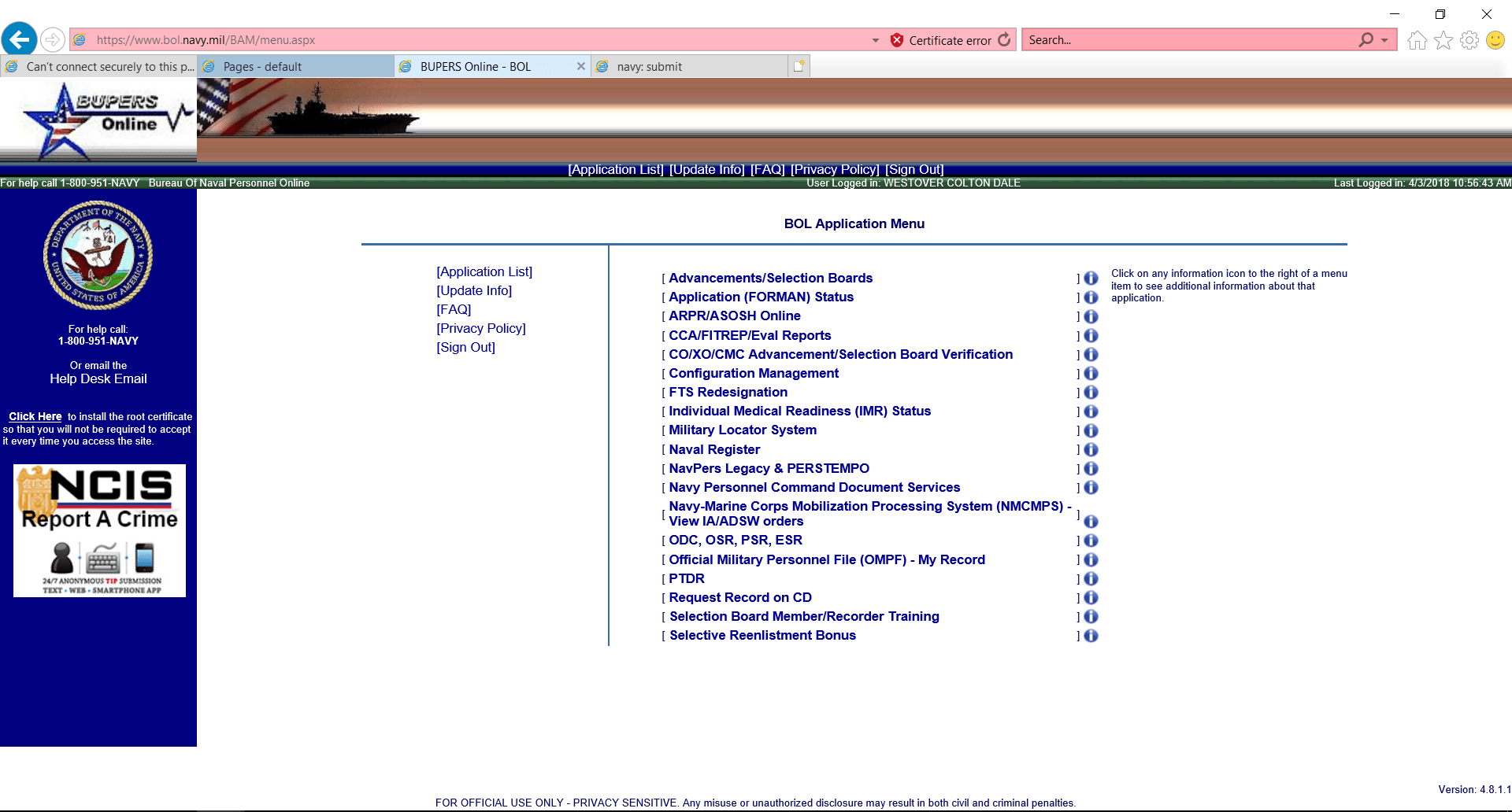 Where did PRIMS go, and where can I fill out my PARFQ? navy