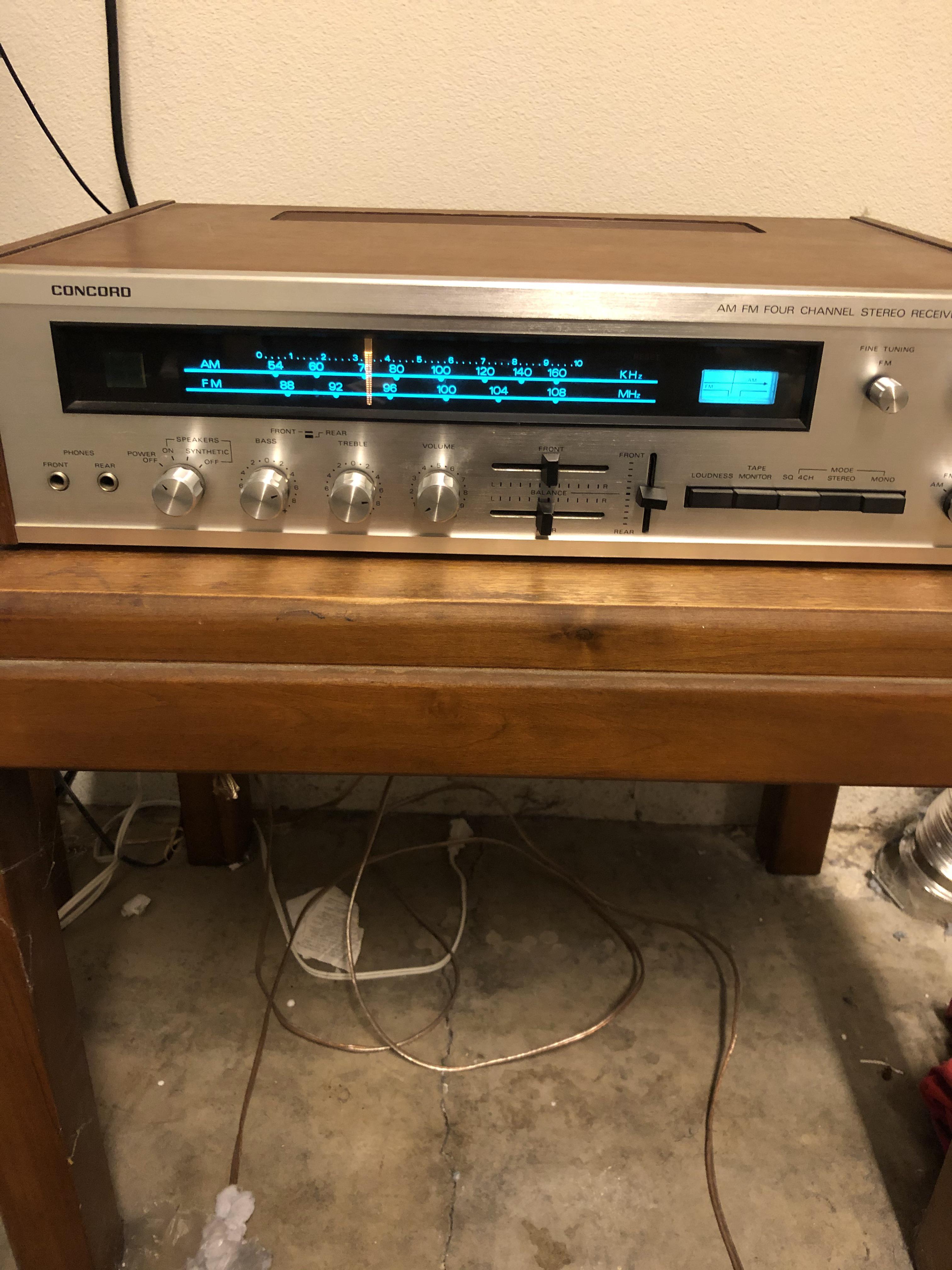 New garage stereo concord CR400 r/vintageaudio