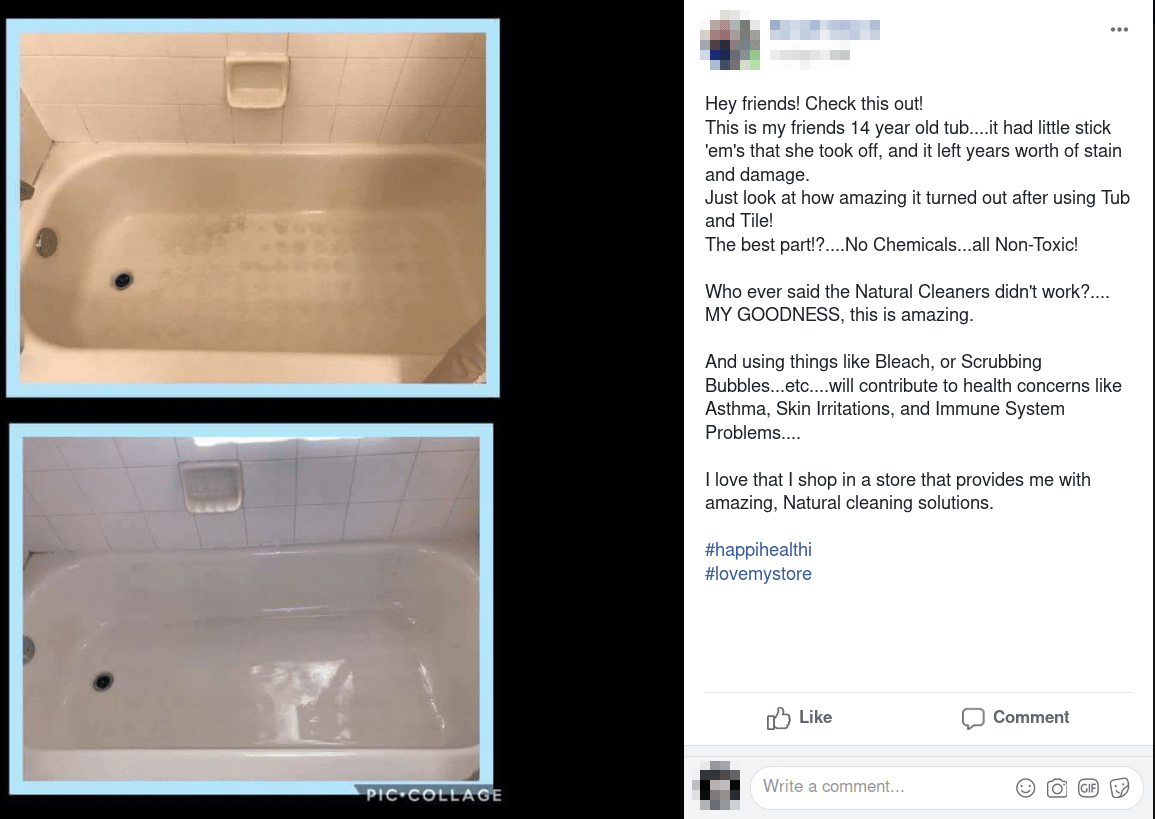 Why use chemicals to clean your bathtub, when you can adjust the