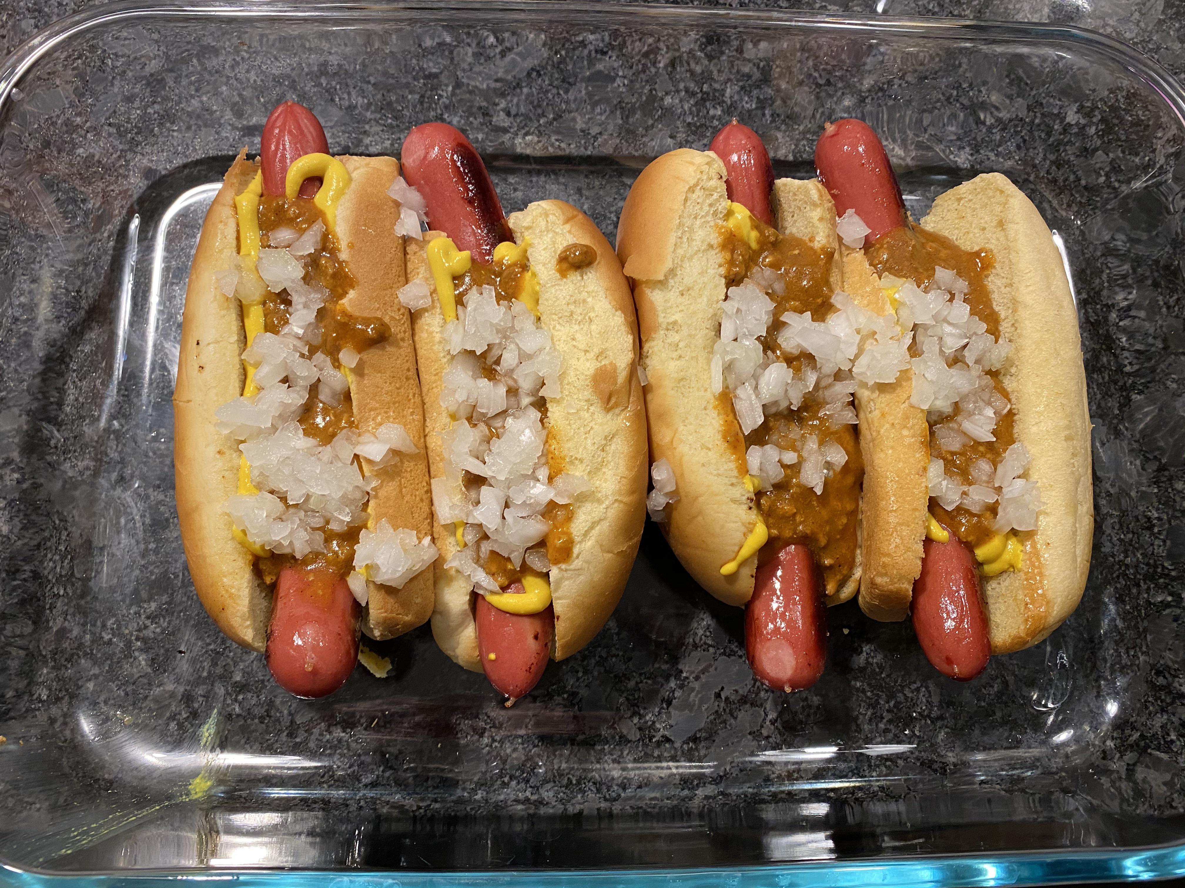 [homemade] Detroitstyle coney dogs r/food