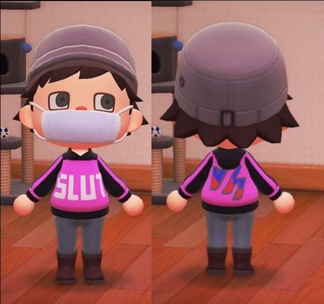 Animal Crossing hoodie I did r/waifubartending