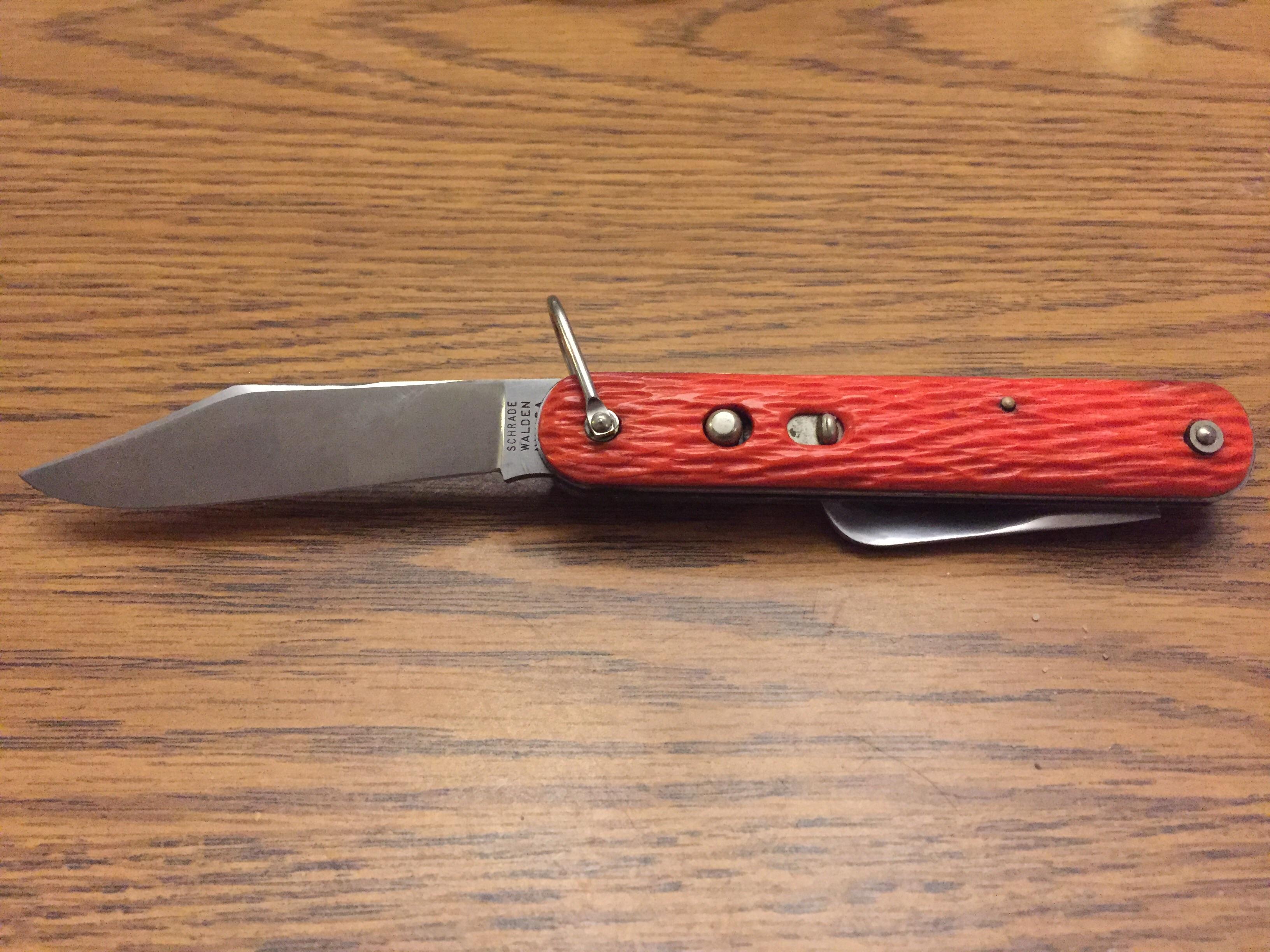 Schrade Walden MC1 switchblade paratrooper knife r/knives