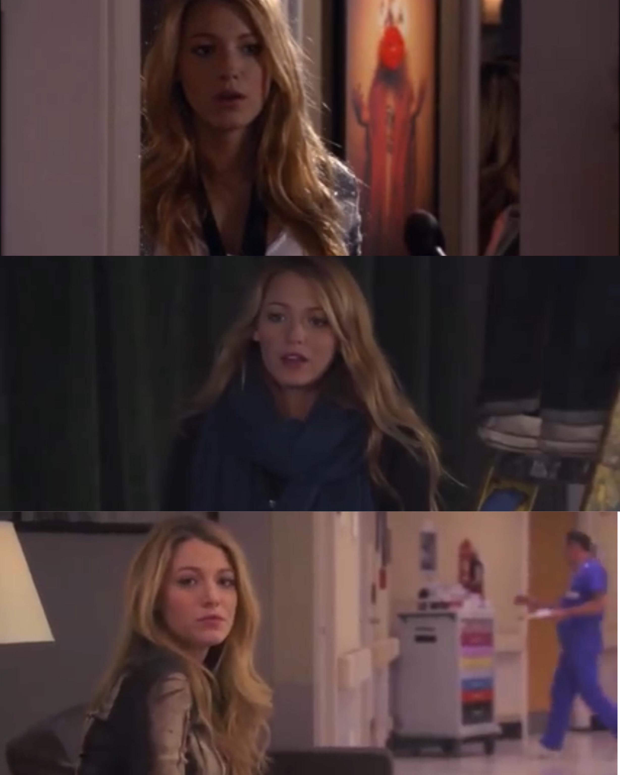 Serena’s faces looking at Dan and Blair’s kisses were priceless. r