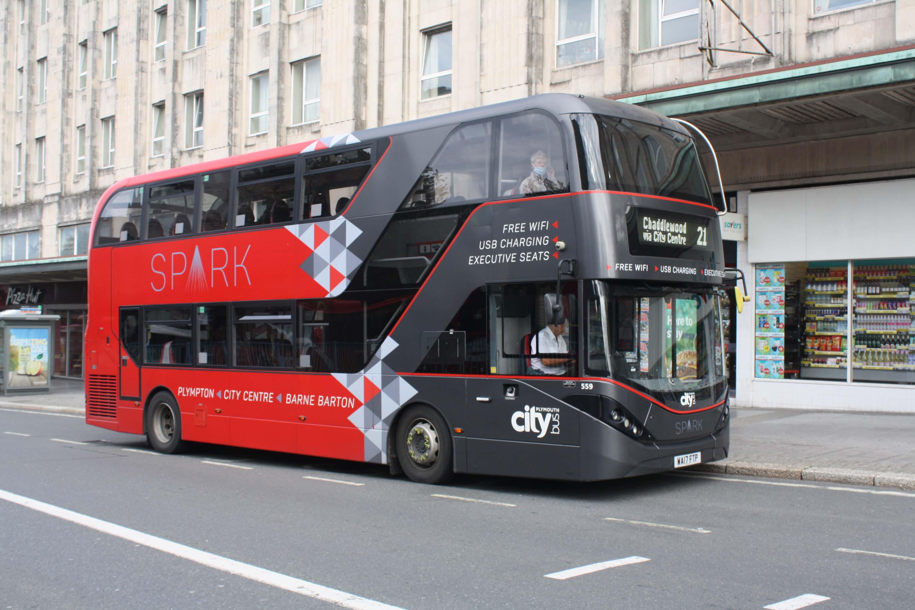WA 17 FTP. Plymouth Citybus Alexander Dennis (ADL) Enviro400 City in
