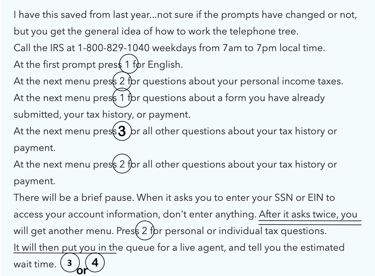 Irs Gov Phone Number To Talk To A Person TAX