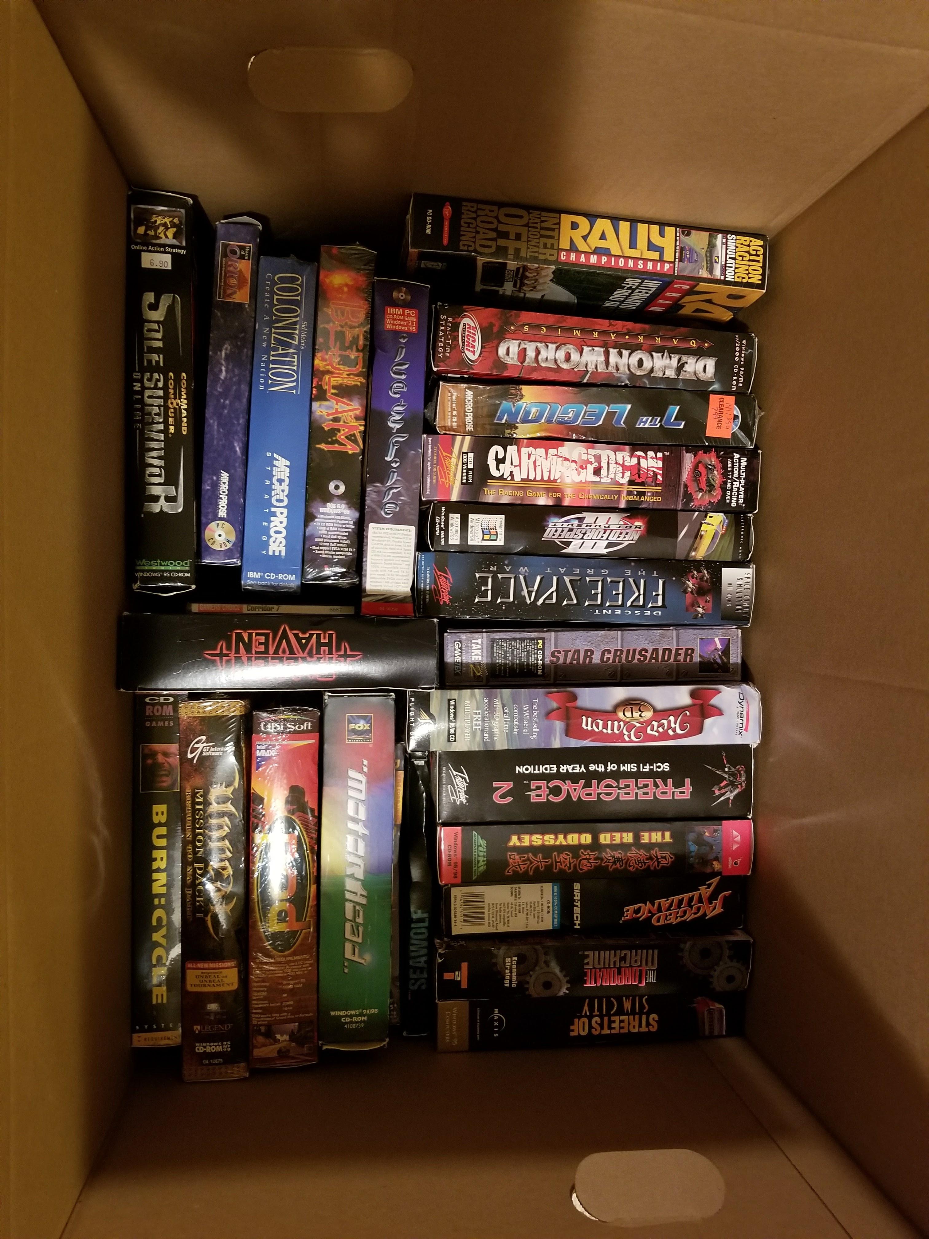 Big box PC games find r/gamecollecting