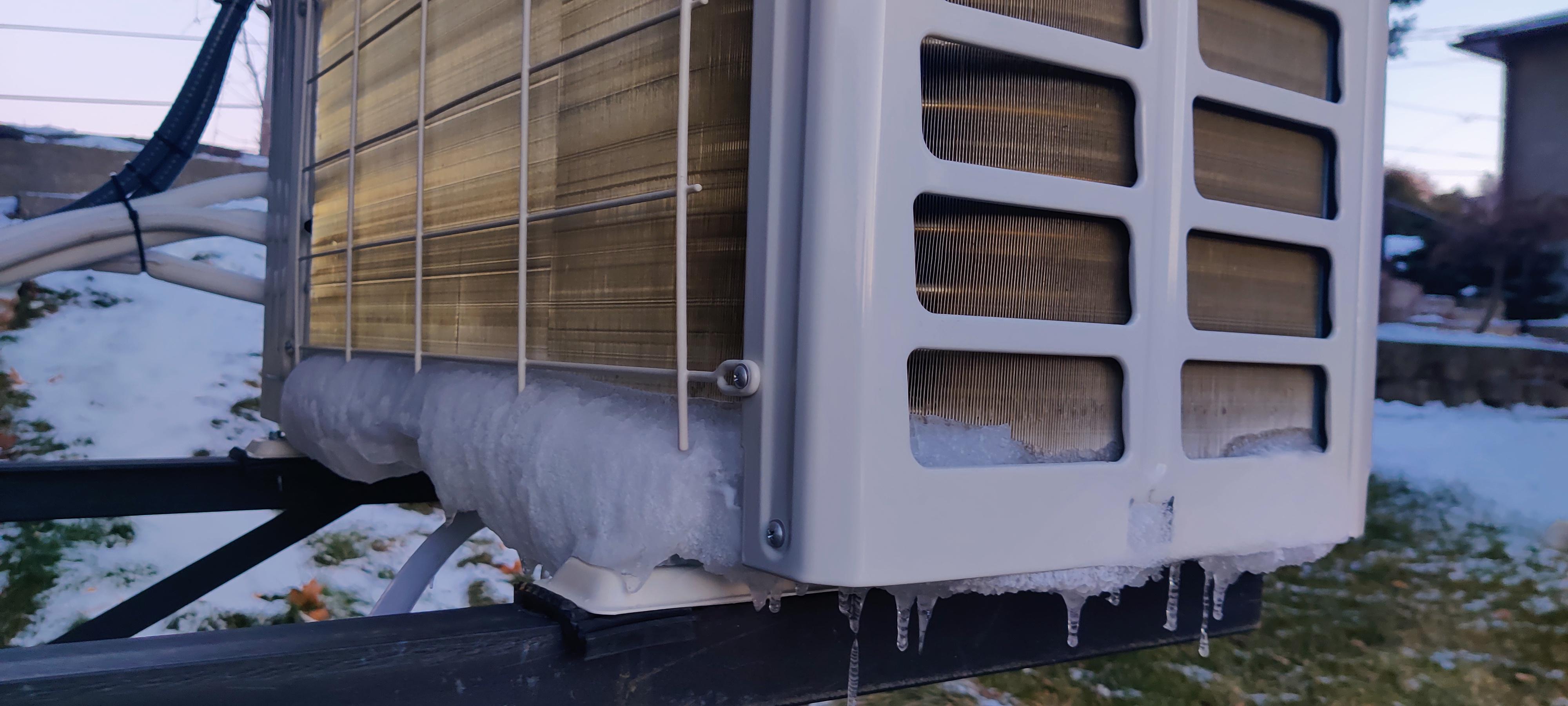 P6 error ice collecting at bottom of unit r/heatpumps